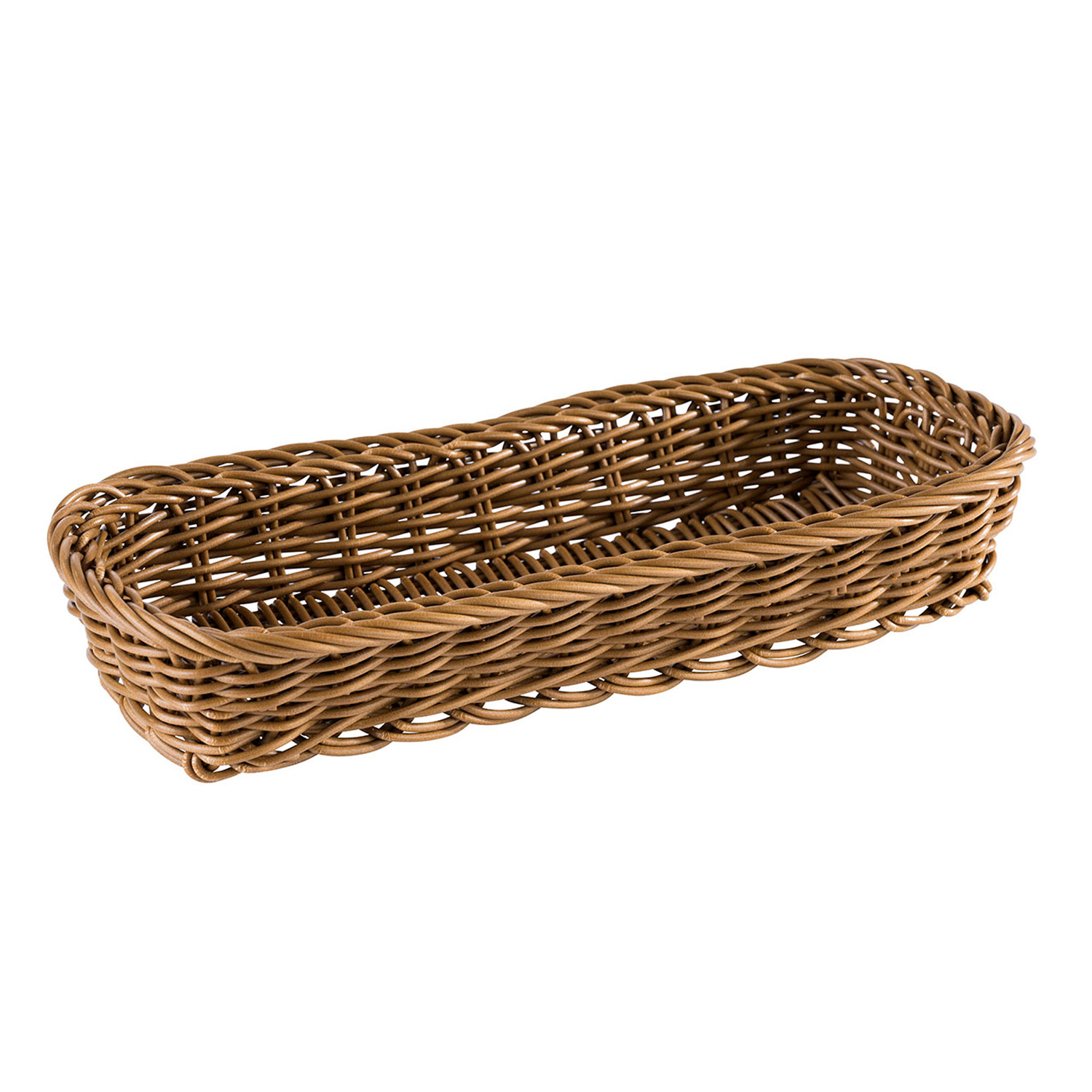 Besteckkorb -ECONOMIC- 27 x 10 cm, H: 4,5 cm Polypropylen, braun 