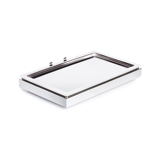 Cool Plates Set 1 53 x 32,5 cm, H: 8,5 cm 18/10 Edelstahl, poliert 