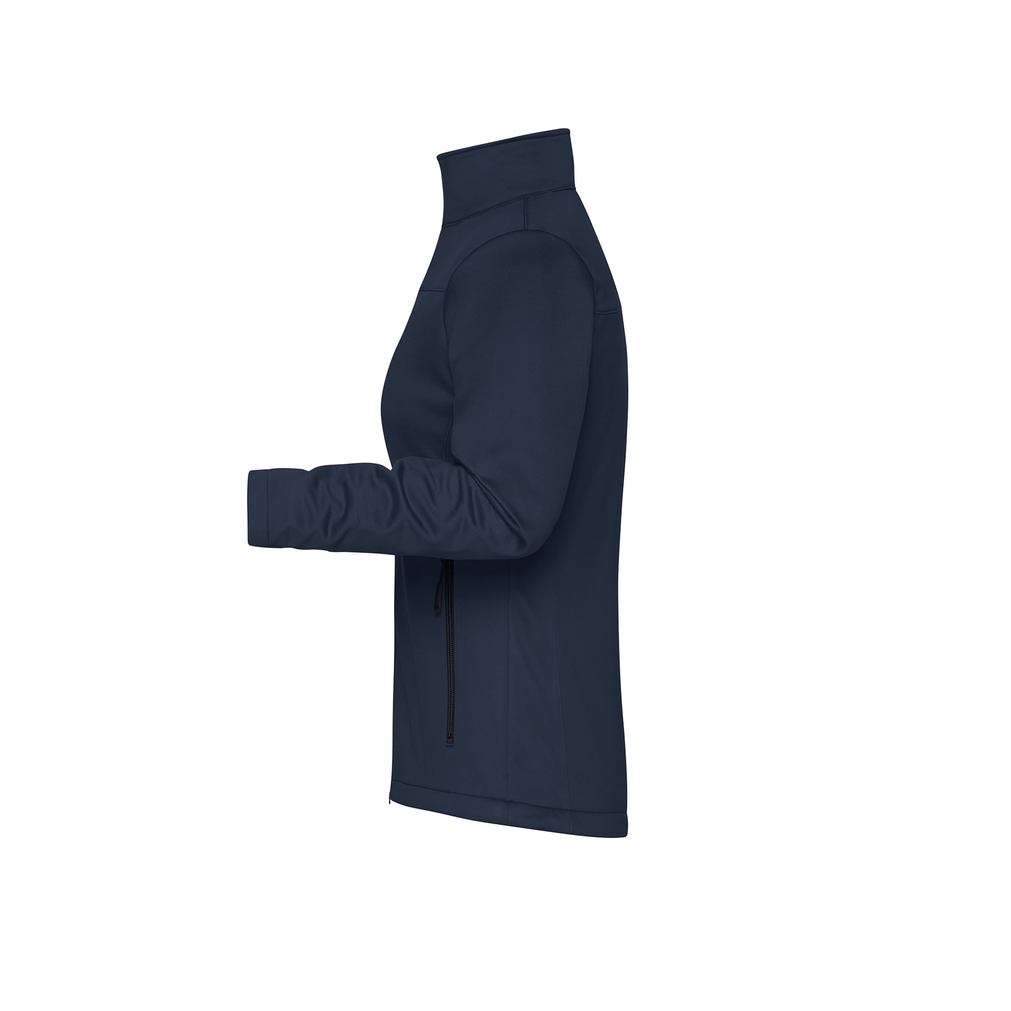 Damen-Softshelljacke aus recyceltem Polyester, navy