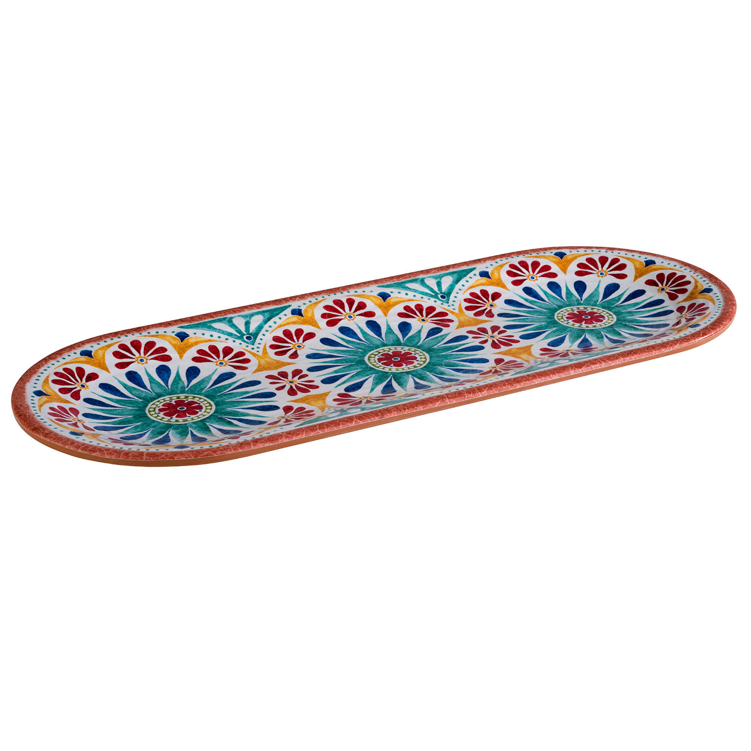 Teller -ARABESQUE- 38 x 15,5 cm, H: 2 cm Melamin 
