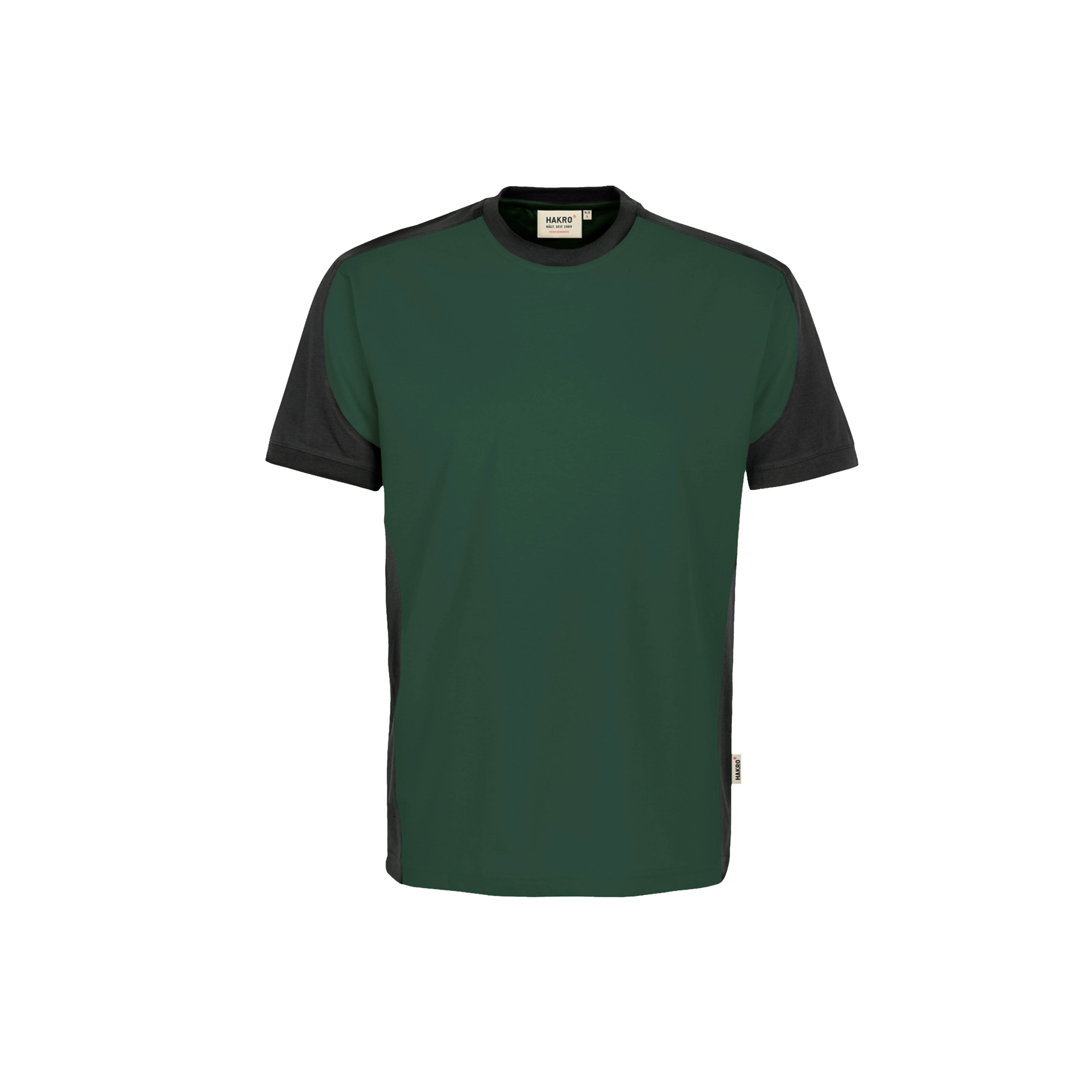 *Auslauf 2026*Unisex T-Shirt Contrast, tanne/anthr.