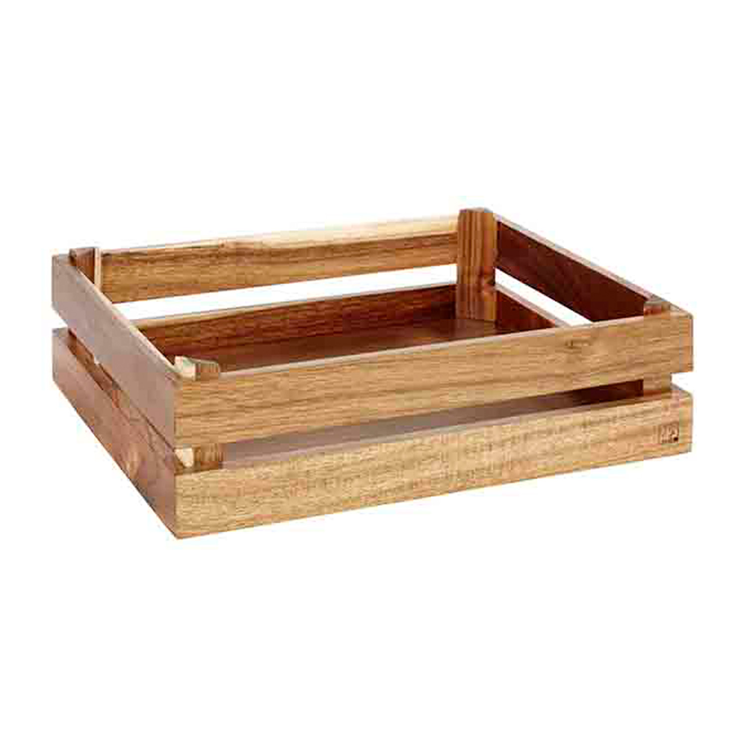 Holzbox -SUPERBOX- 35 x 29 cm, H: 10,5 cm Akazienholz 