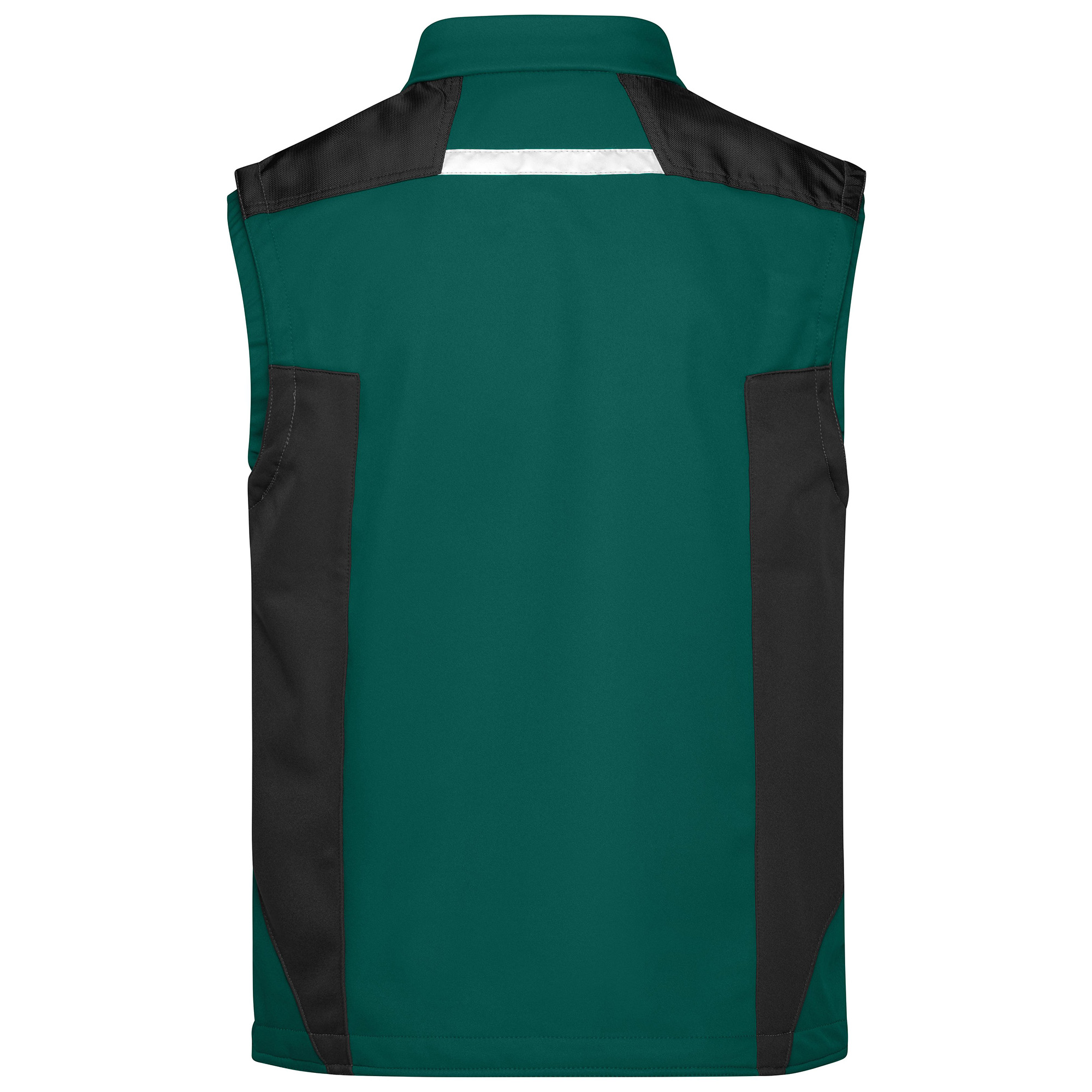 Workwear Softshell-Weste Strong, darkgreen/black