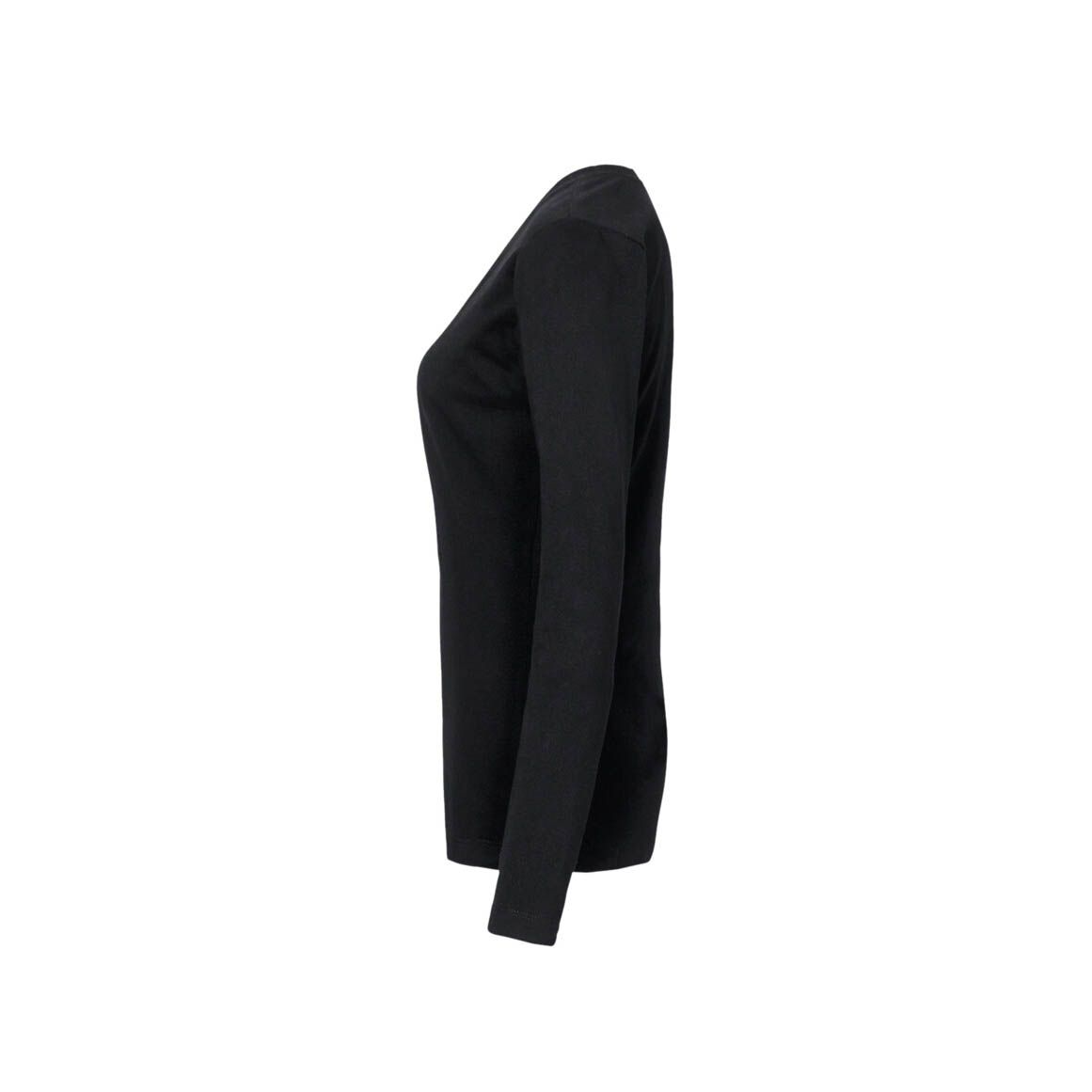 Woman-Longsleeve Mikralinar, schwarz