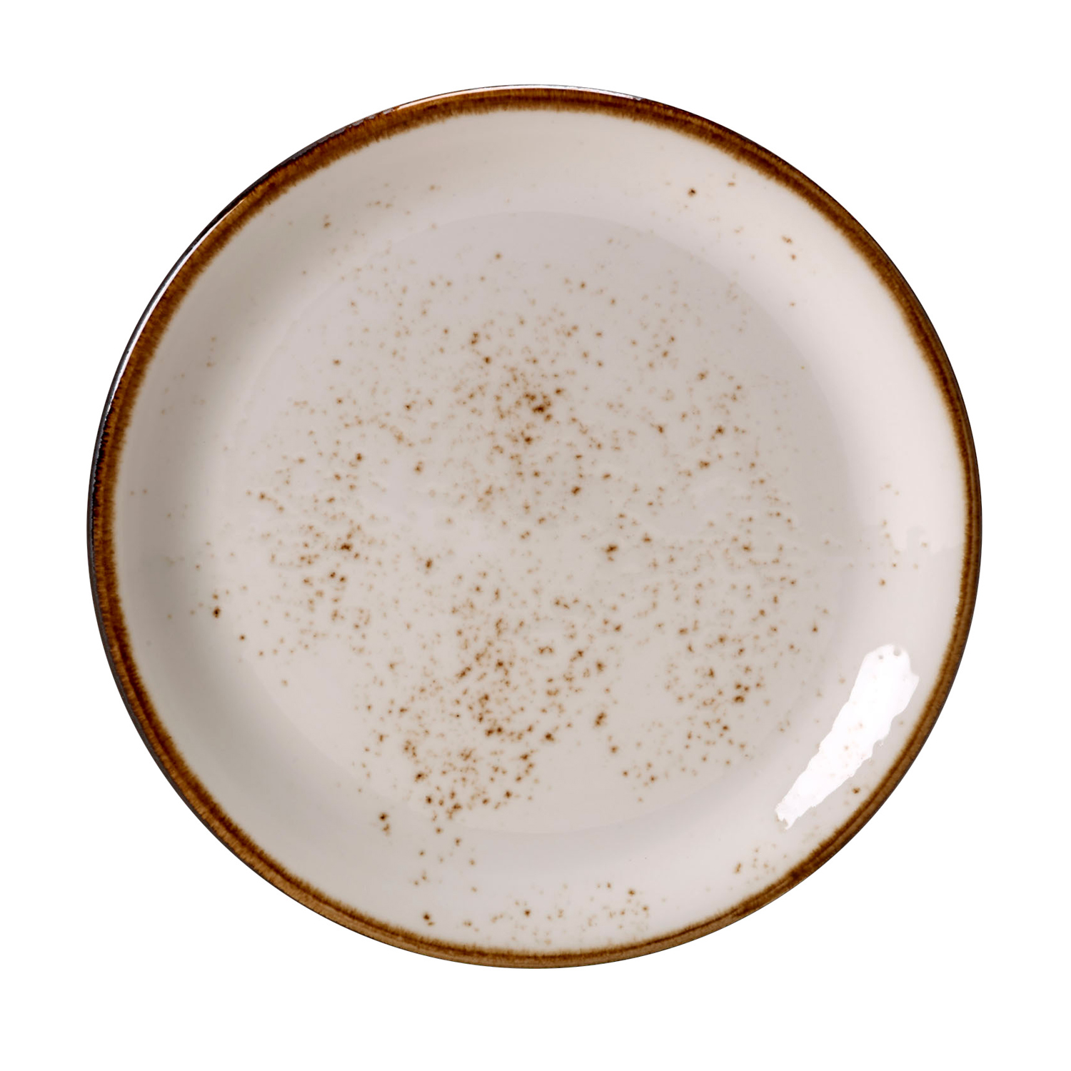 Coup Teller flach 20,3 cm, Craft White