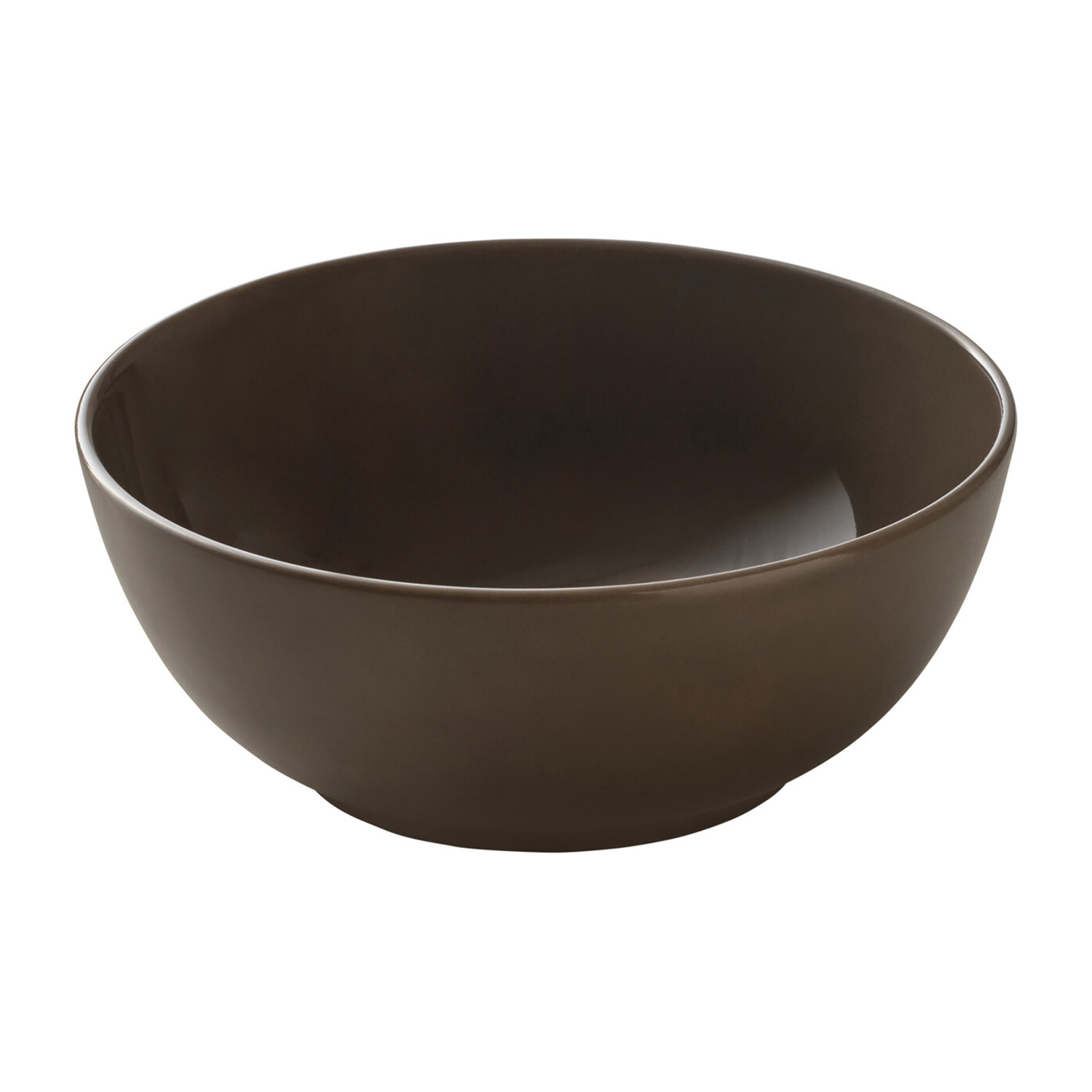 Schale rund 15,0 cm/0,65l, Sandstone Dark Brown uni