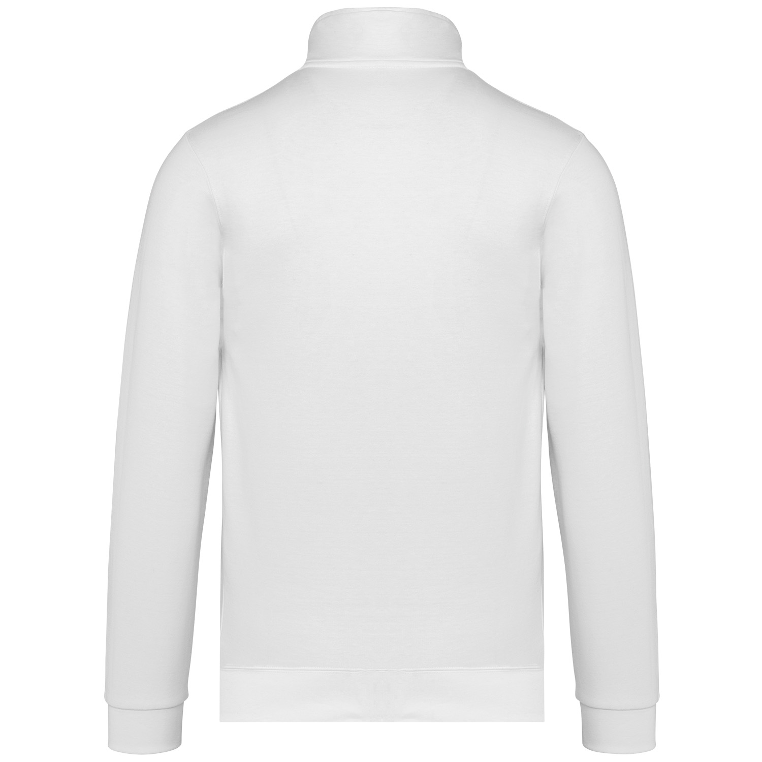 Unisex Sweatjacke, weiß