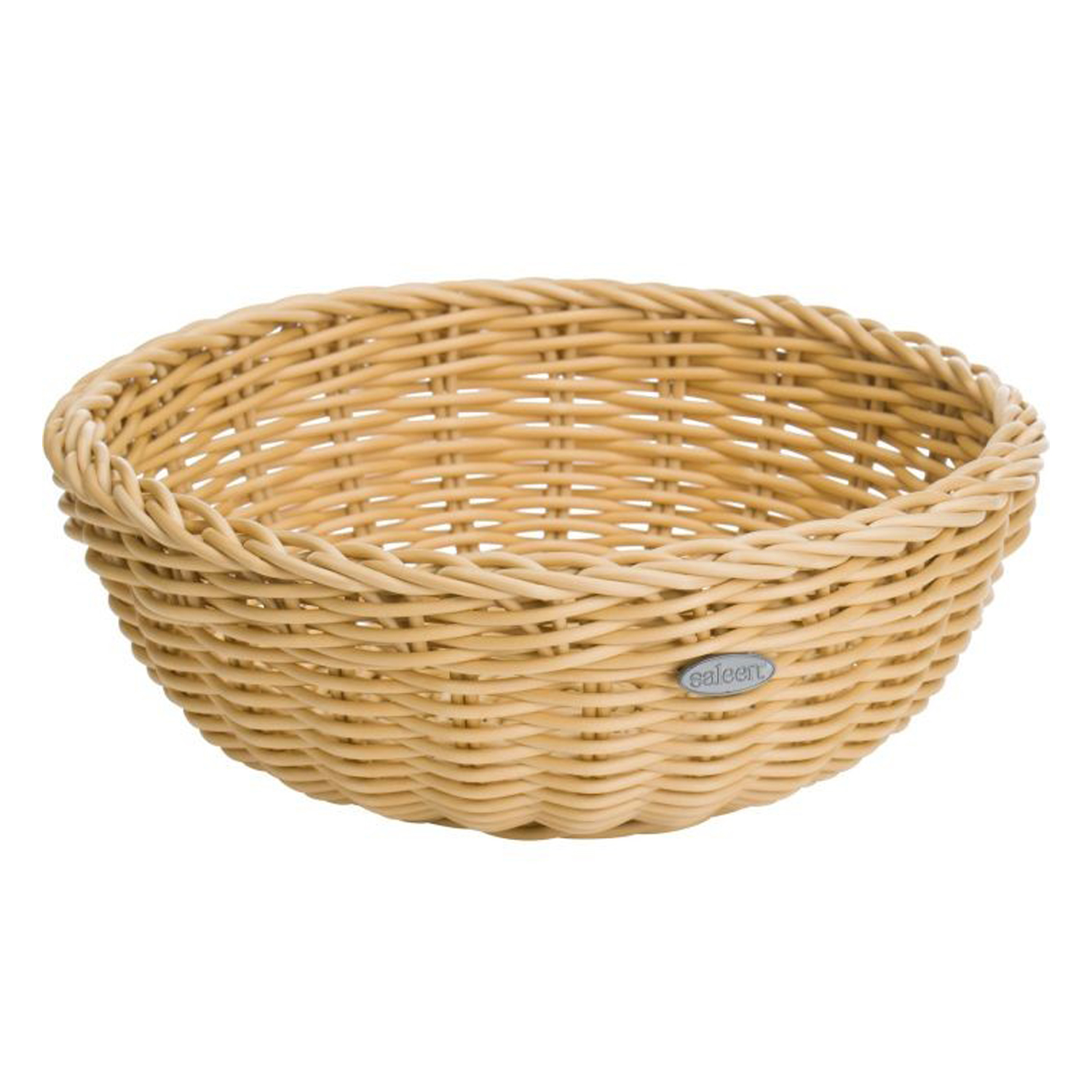 Tischkorb rund Ø 23 cm, Höhe 9 cm, hellbeige