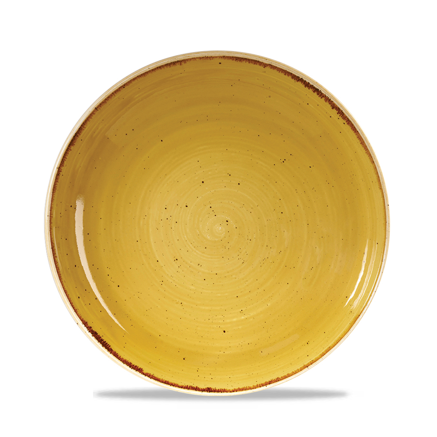 Coup Bowl 24,8 cm, Stonecast Mustard Seed Yellow