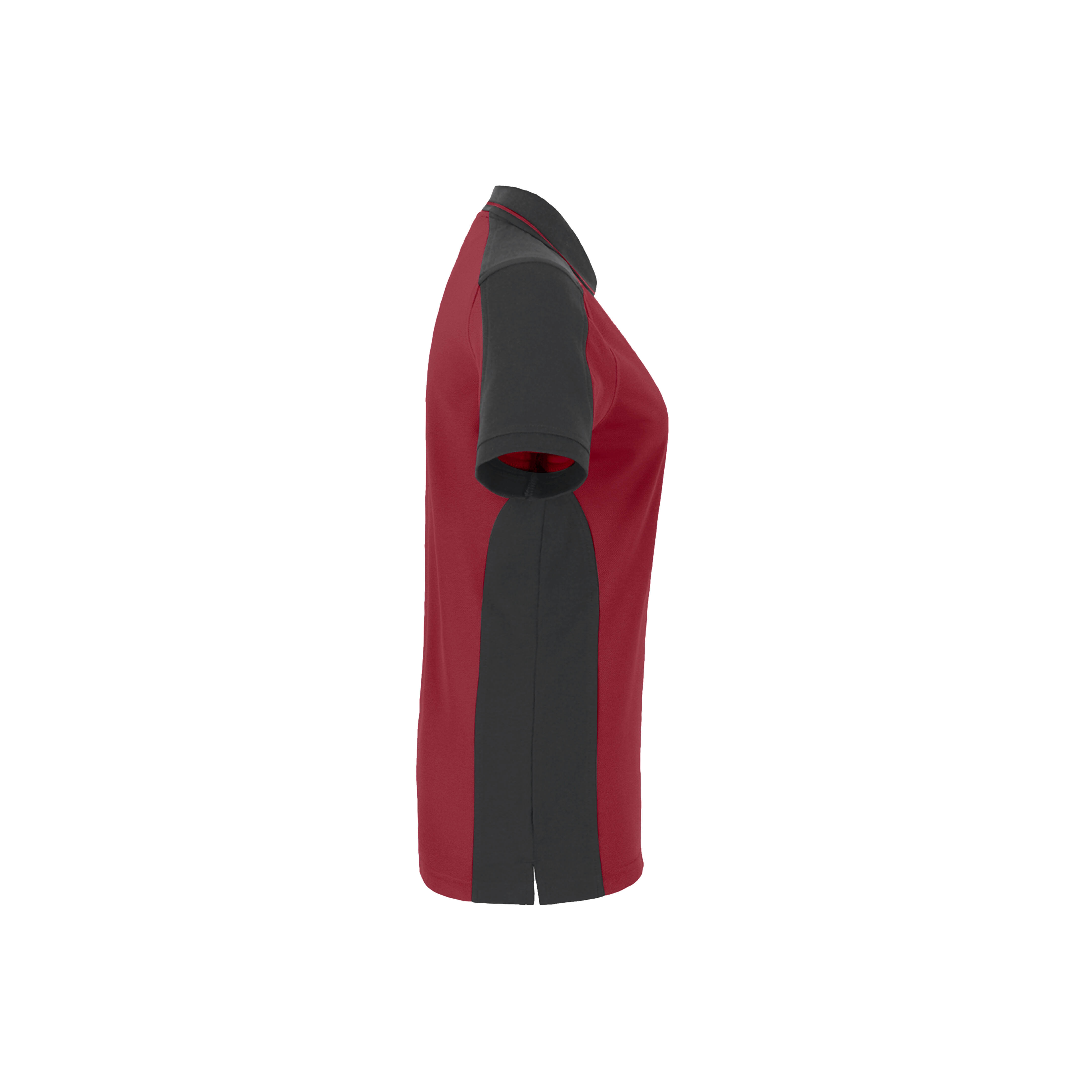 *Auslauf 2026*Woman-Polo Contrast, weinrot/anthrazit