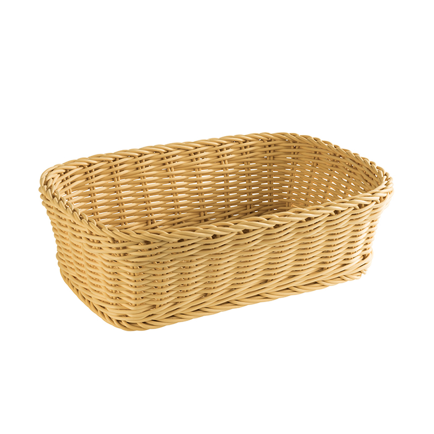 Tischkorb eckig 31 x 21 x 9 cm, hellbeige