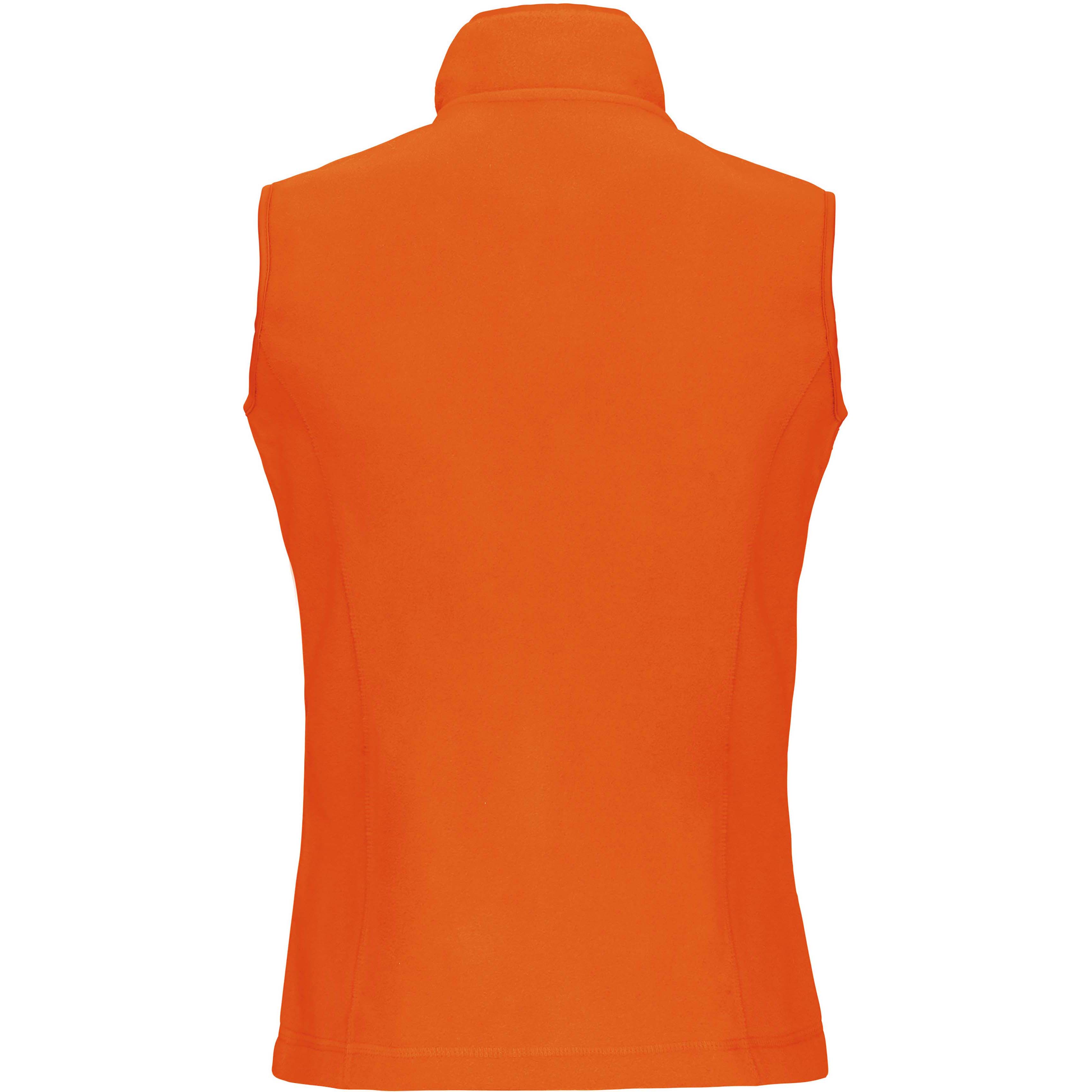 Damen-Fleece-Weste, orange