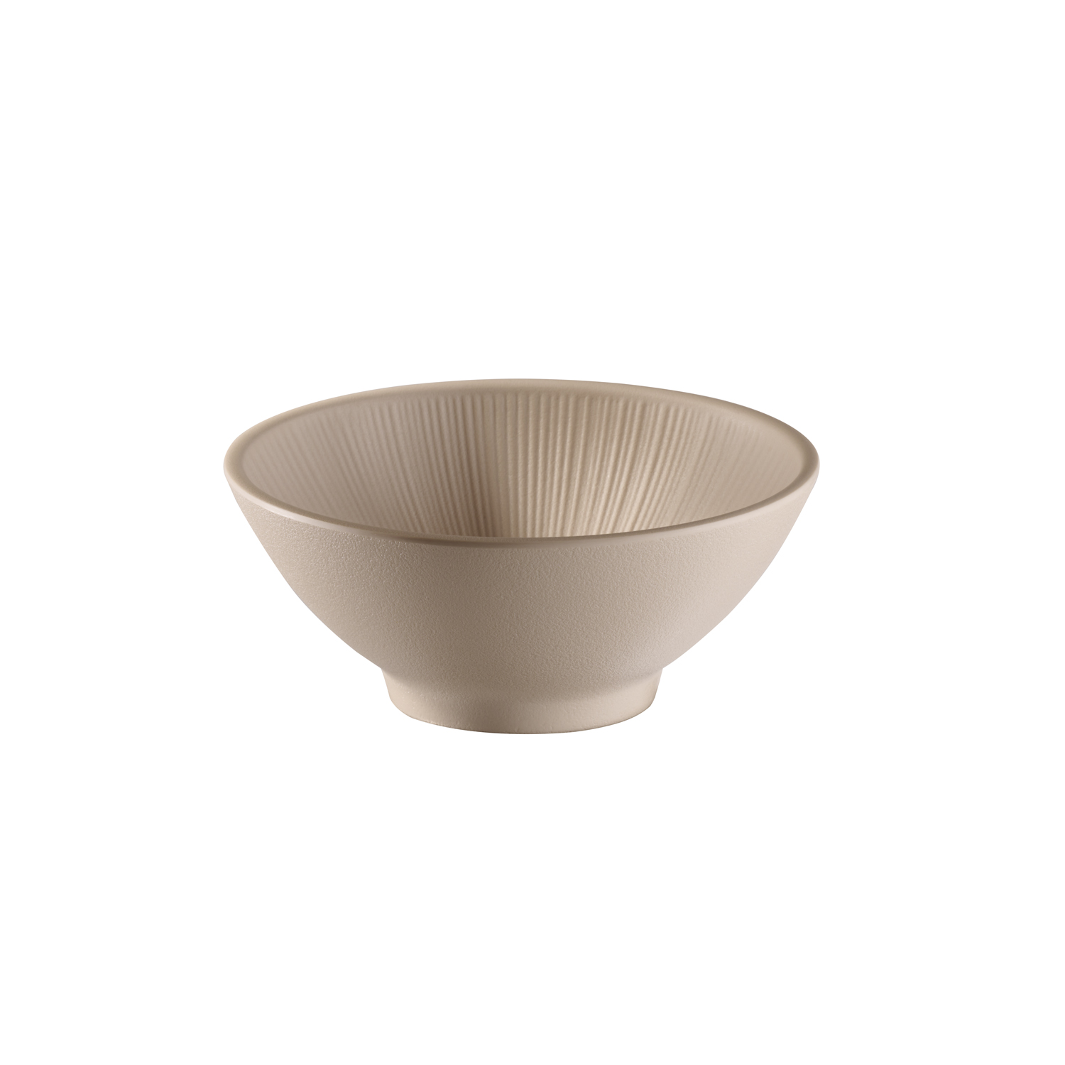 Schale -NERO- Ø 16 cm, H: 6,5 cm, Melamin, sand