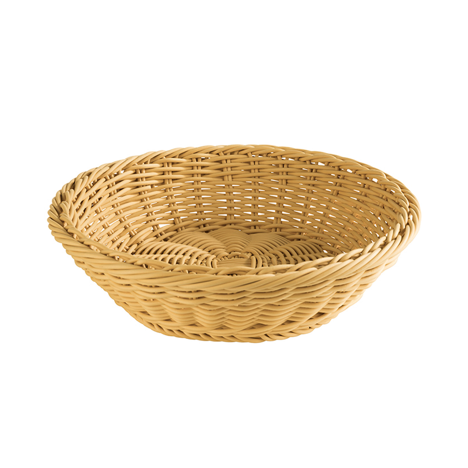 Präsentationsschale hoch Ø 29 cm, Höhe 7 cm, hellbeige