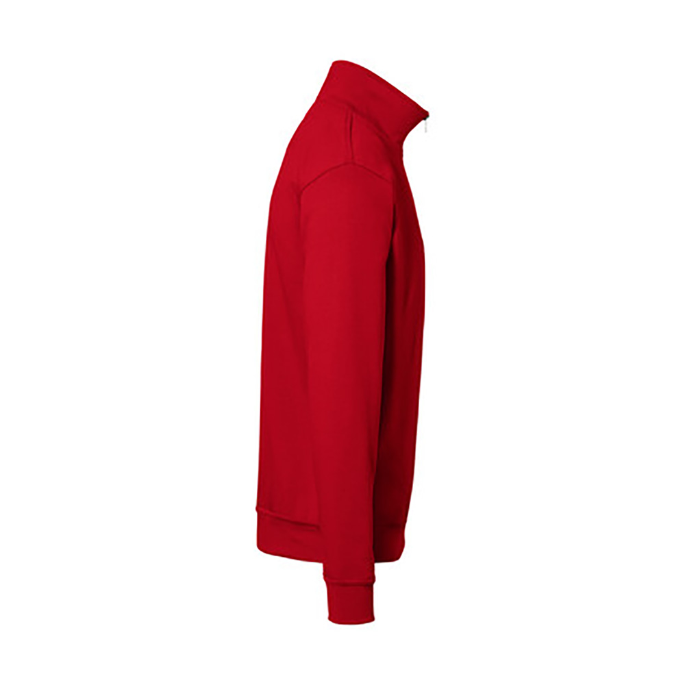 Zip-Sweatshirt Premium, rot