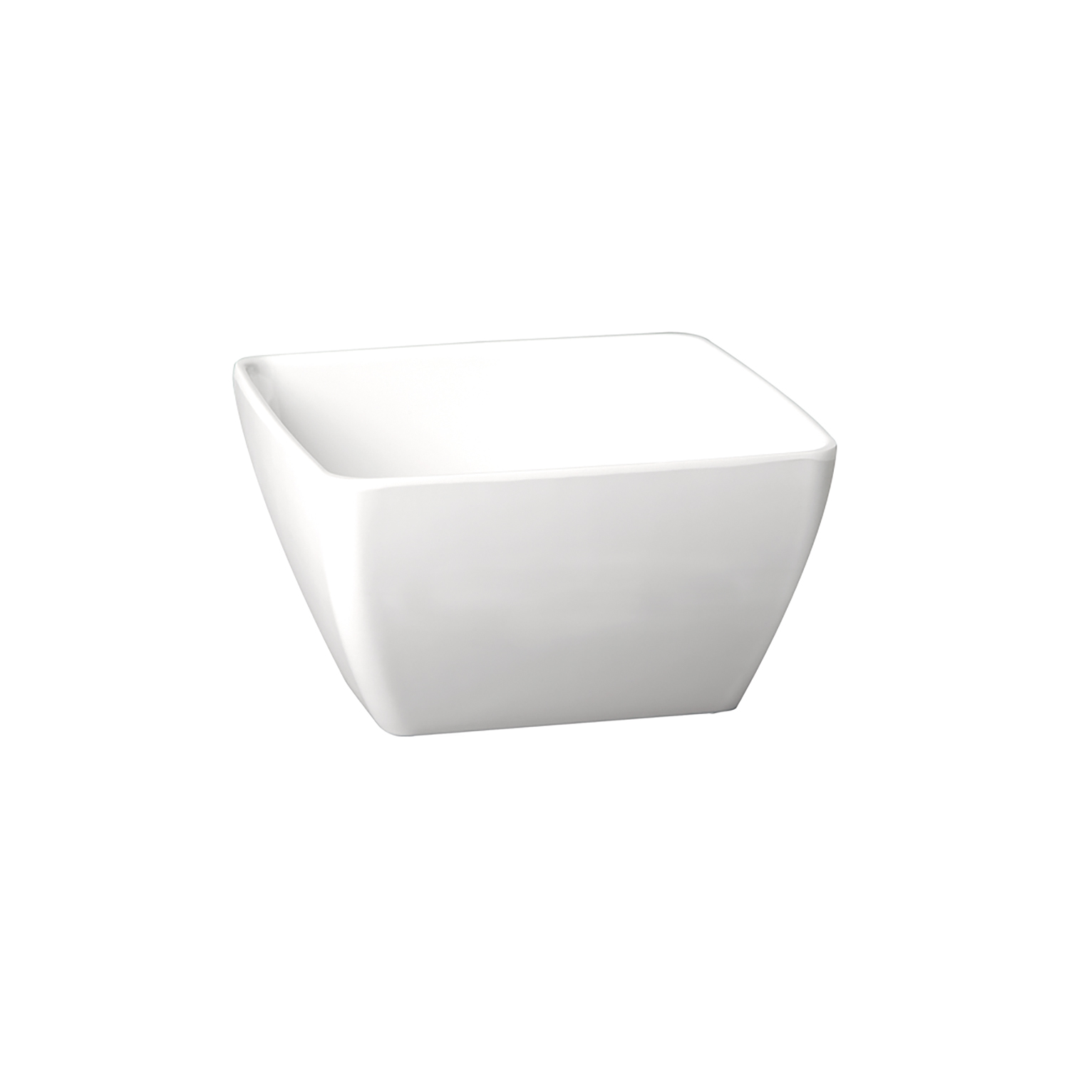 Schale -FRIENDLY BOWL- white, 12,5 x 12,5 cm, H: 6,5 cm          