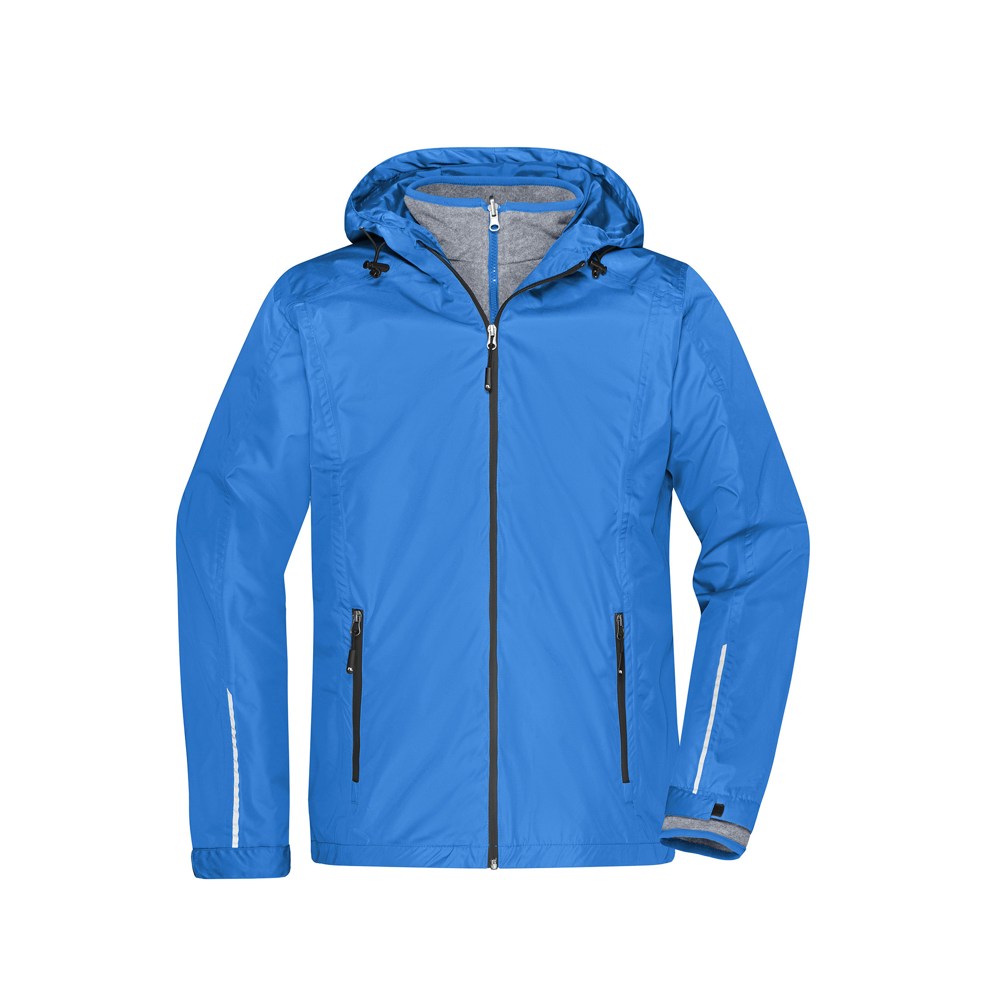 Herren-Doppeljacke 3 in 1, royal/schwarz