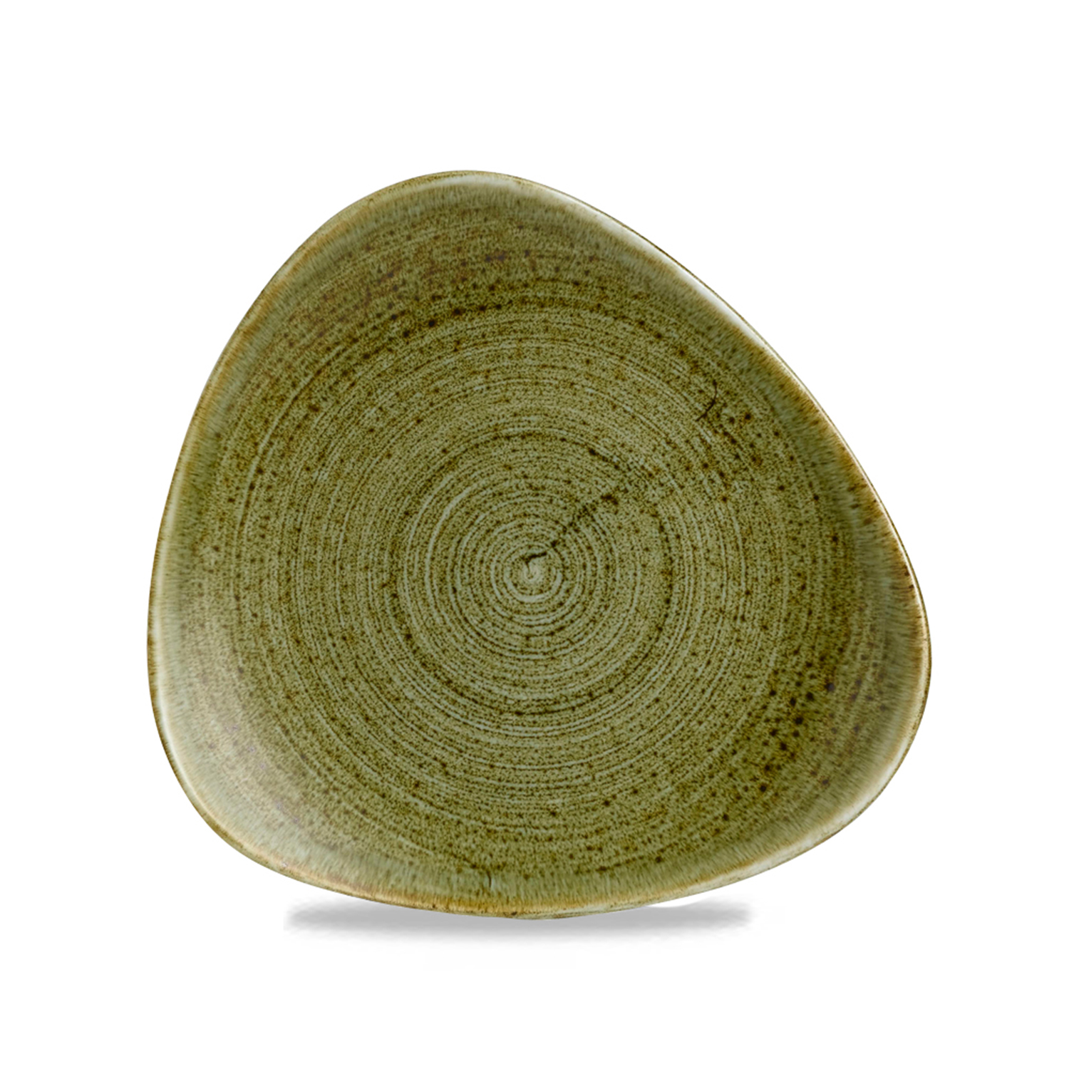 Triangle Bowl 23,5 cm, Stonecast Plume Olive