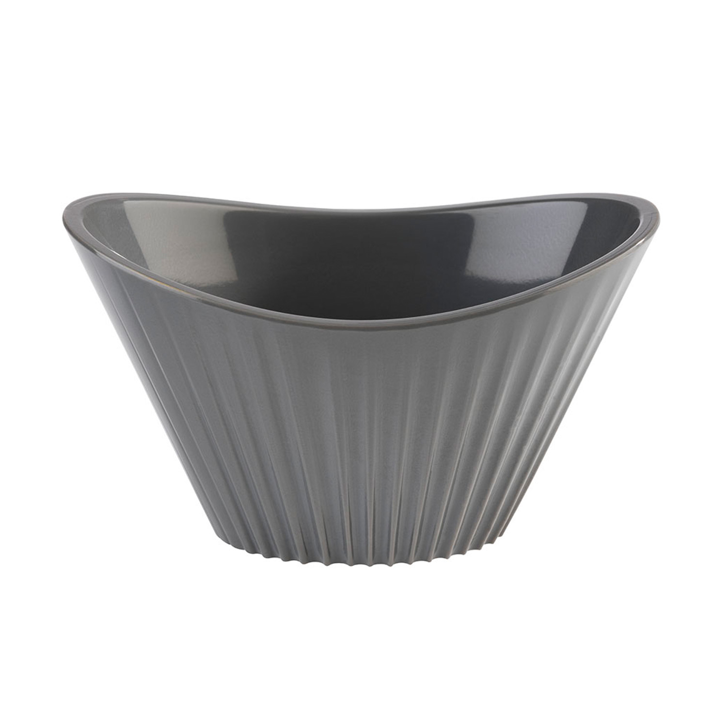 Schale -MINI- 9,5 x 5,5 cm, H: 5,5 cm Melamin, anthrazit, 0,07 Liter