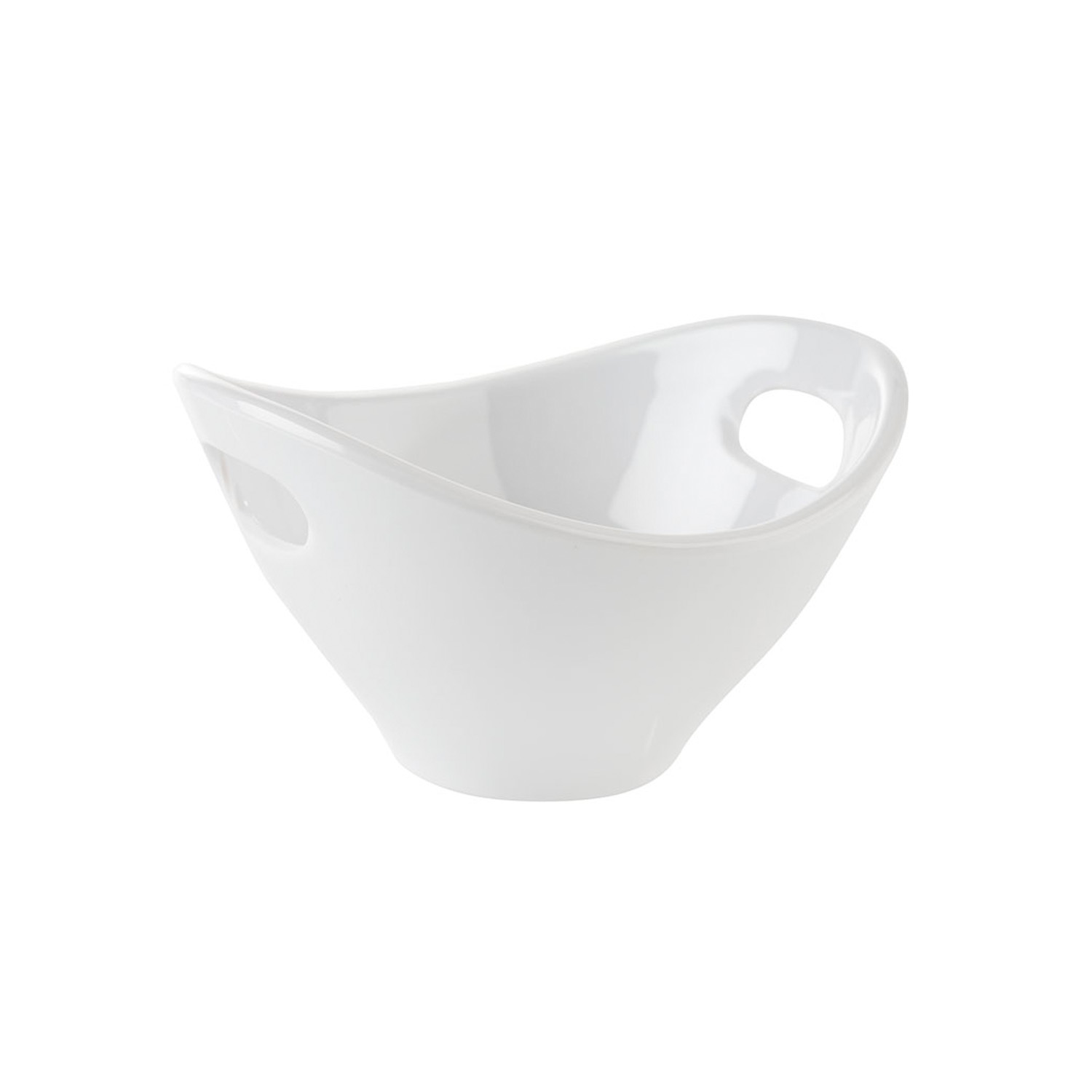 Schale -MINI- 13 x 12 cm, H: 7,5 cm Melamin, weiß 