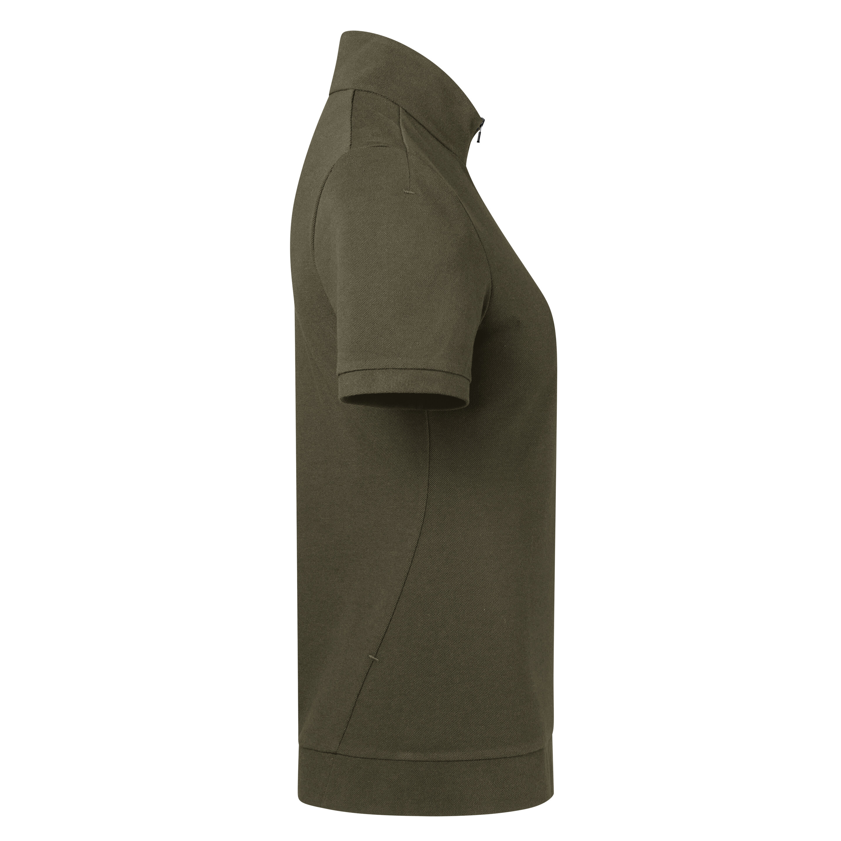 Damen Zip-Shirt Mikralinar ECO olive