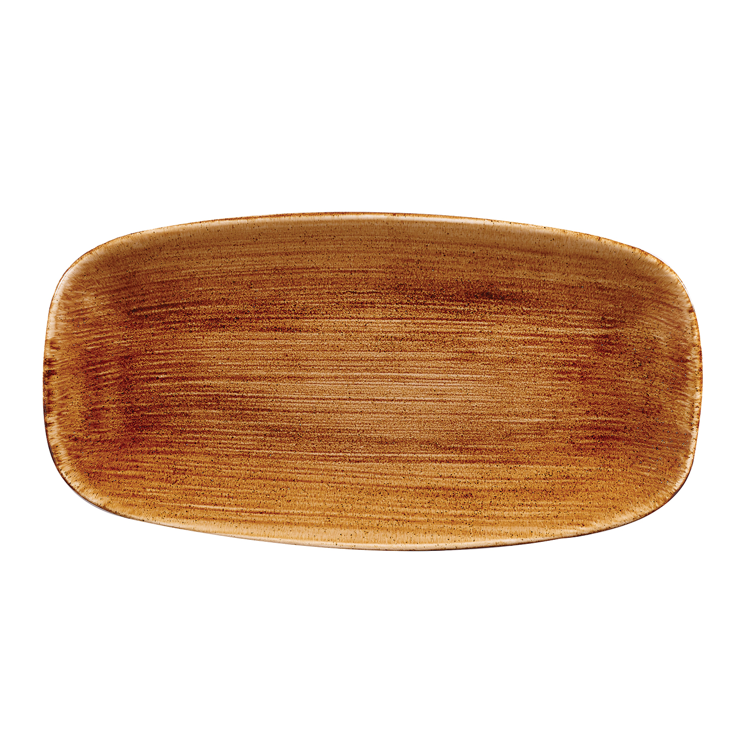 Chefs Oblong Platte No. 4, 35,5 x 18,9 cm, Stonecast Patina Vintage Copper