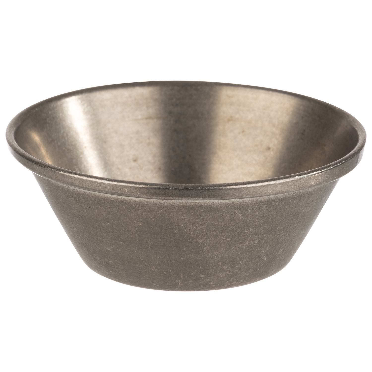 Dipschälchen grau, 6er Set Ø 6 cm, H: 2,5 cm, 40 ml      