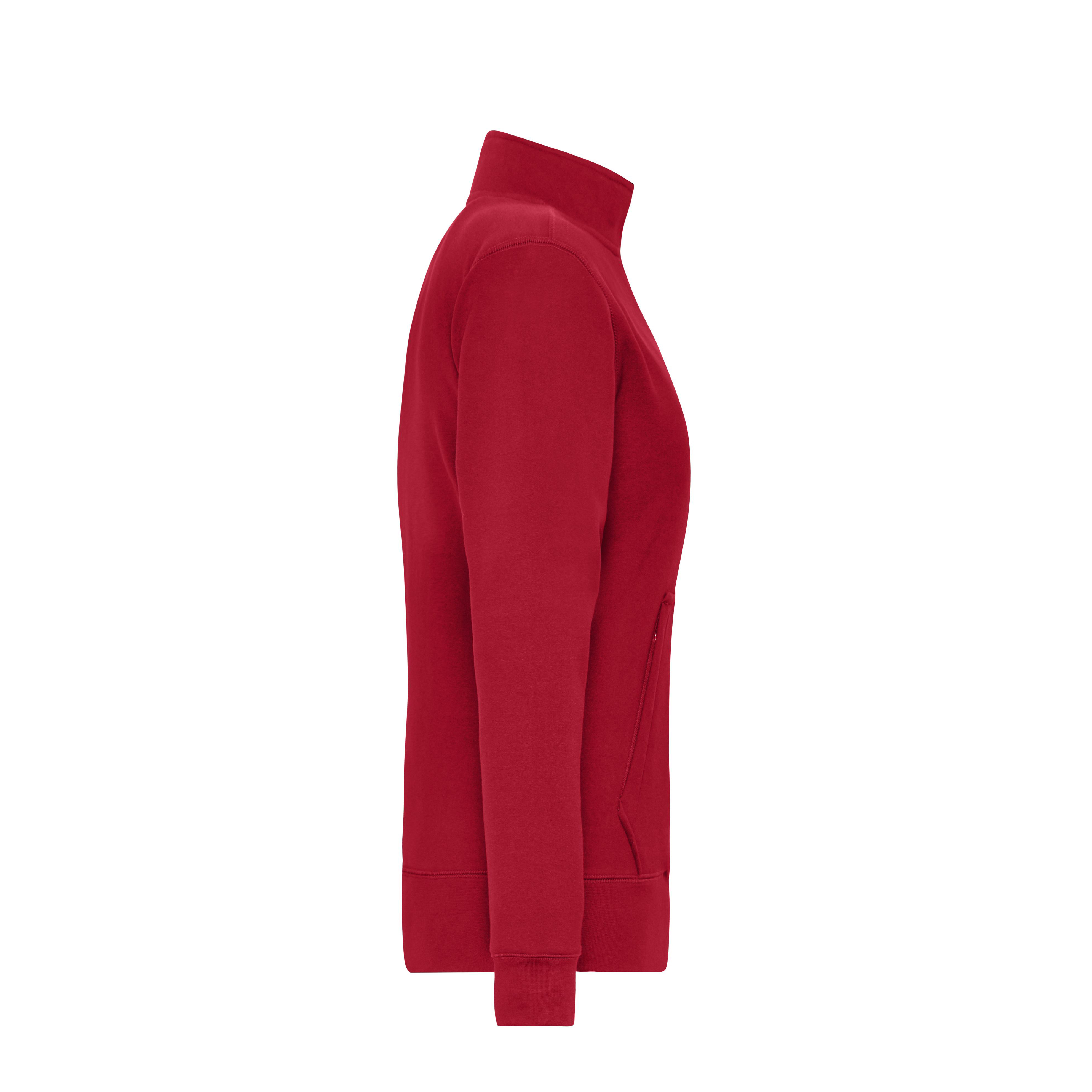 Damenjacke Solid Doubleface, rot