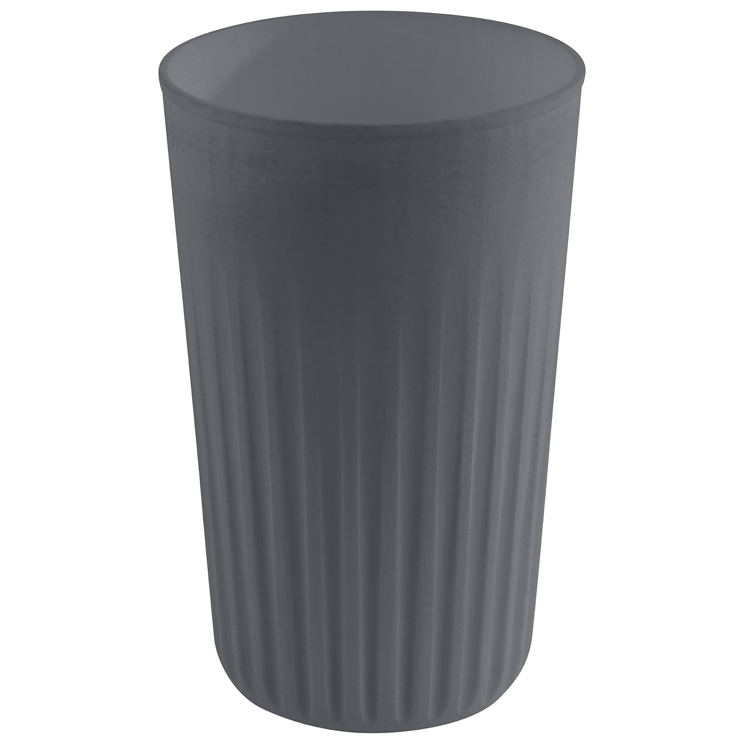 Mehrwegbecher -TO GO- Ø 8,5 cm, H: 13,5 cm, 400 ml, anthrazit 