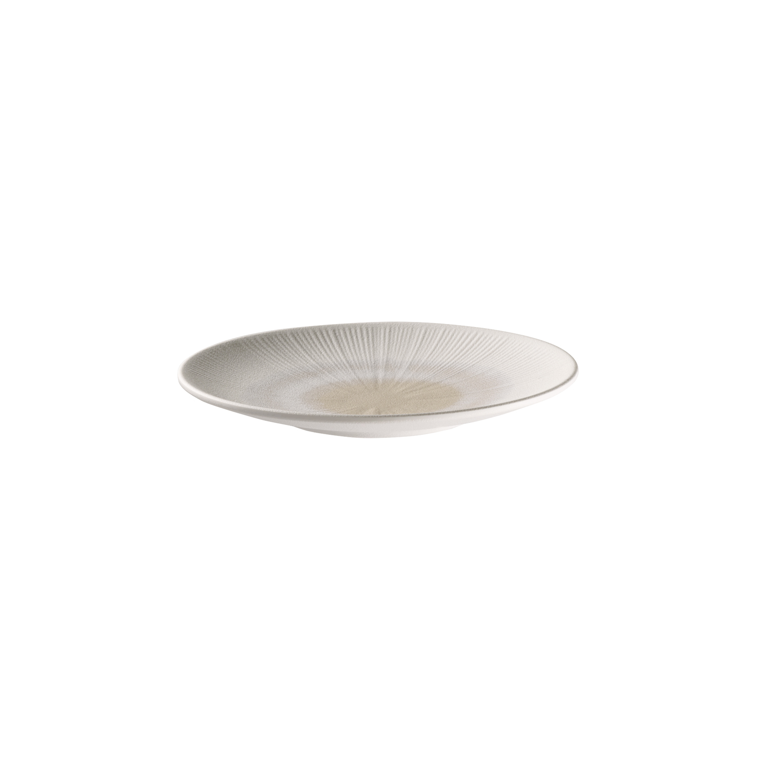 BLUSH Teller ø 26 cm, H: 3 cm, Melamin, weiß/beige