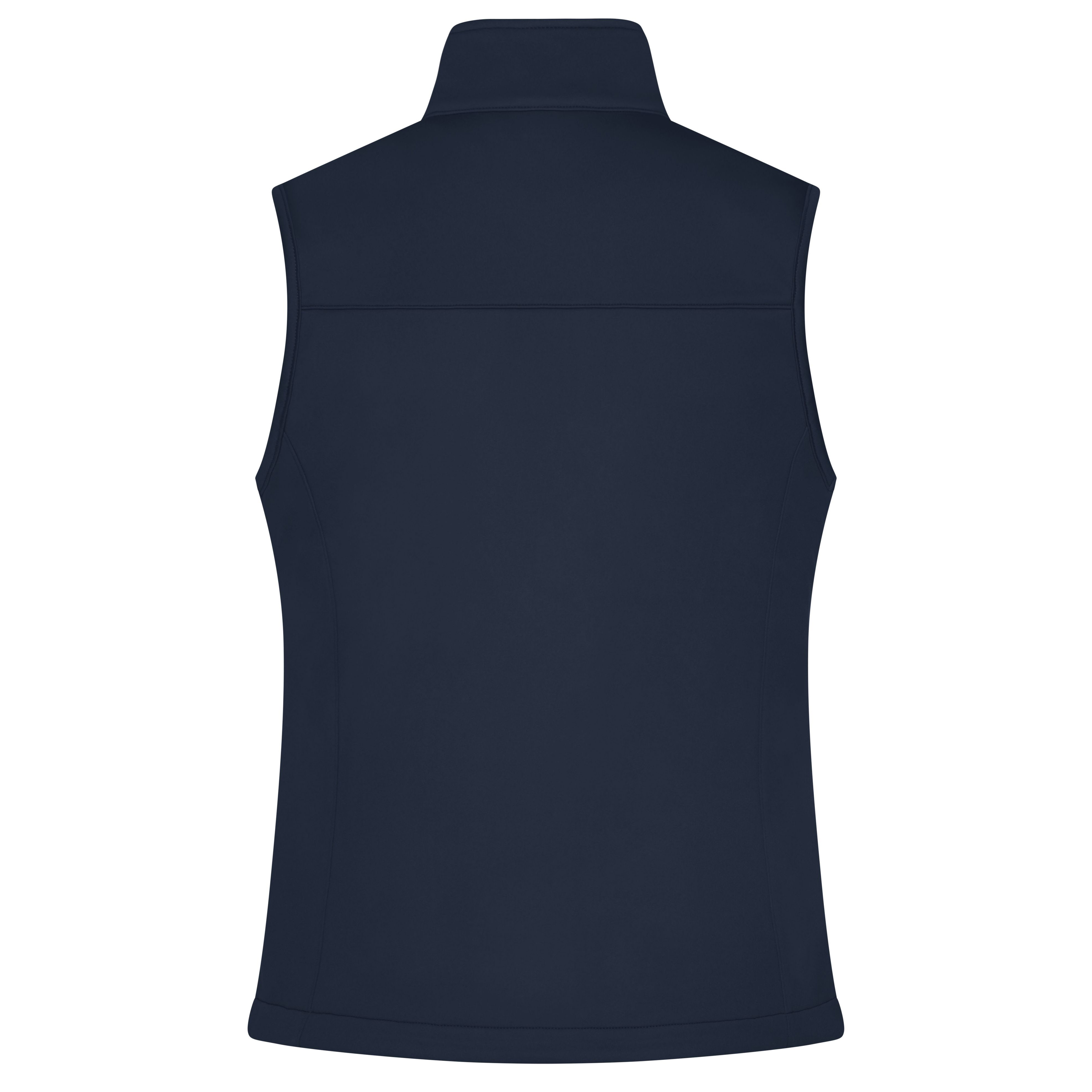Damen-Softshellweste aus recyceltem Polyester, navy