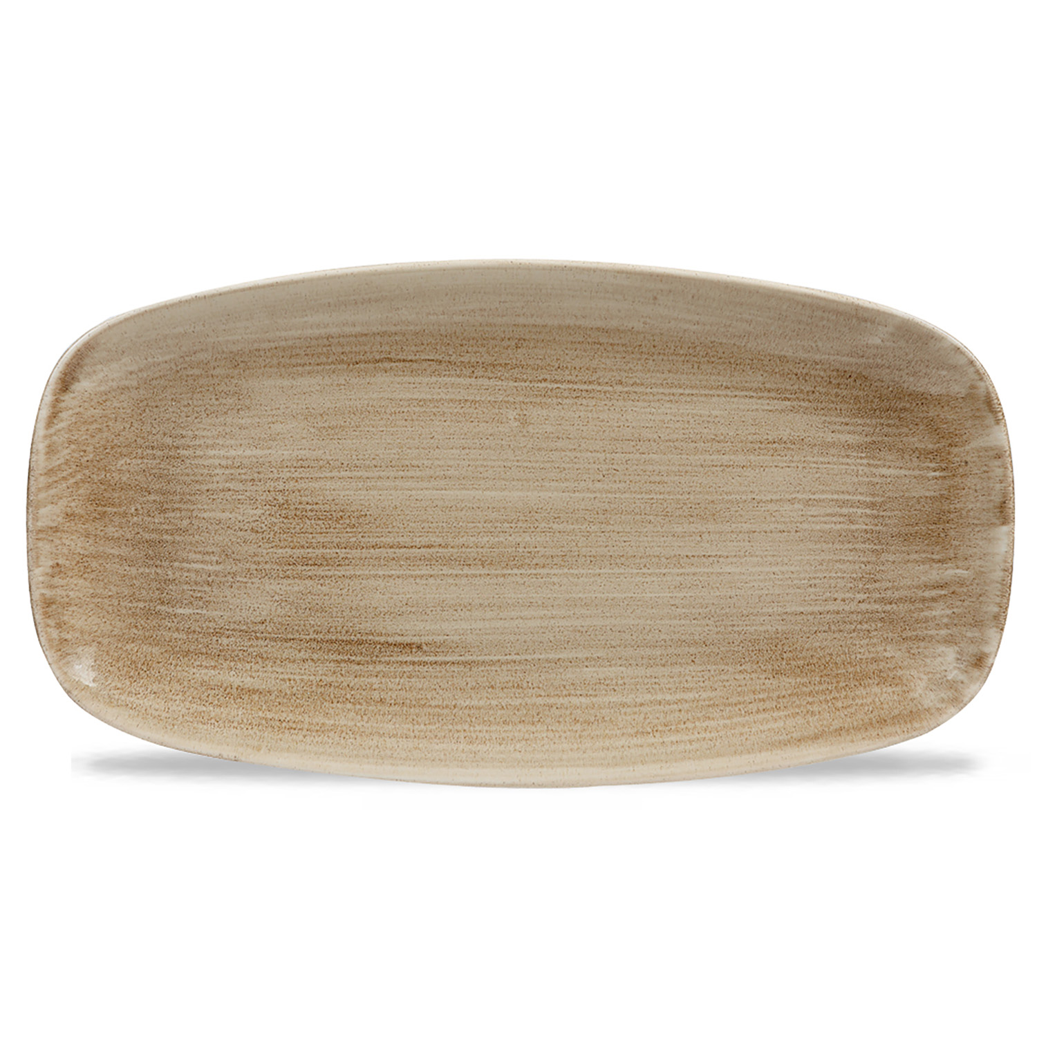 Chefs Oblong Platte No. 4, 35,5 x 18,9 cm, Stonecast Patina Antique Taupe