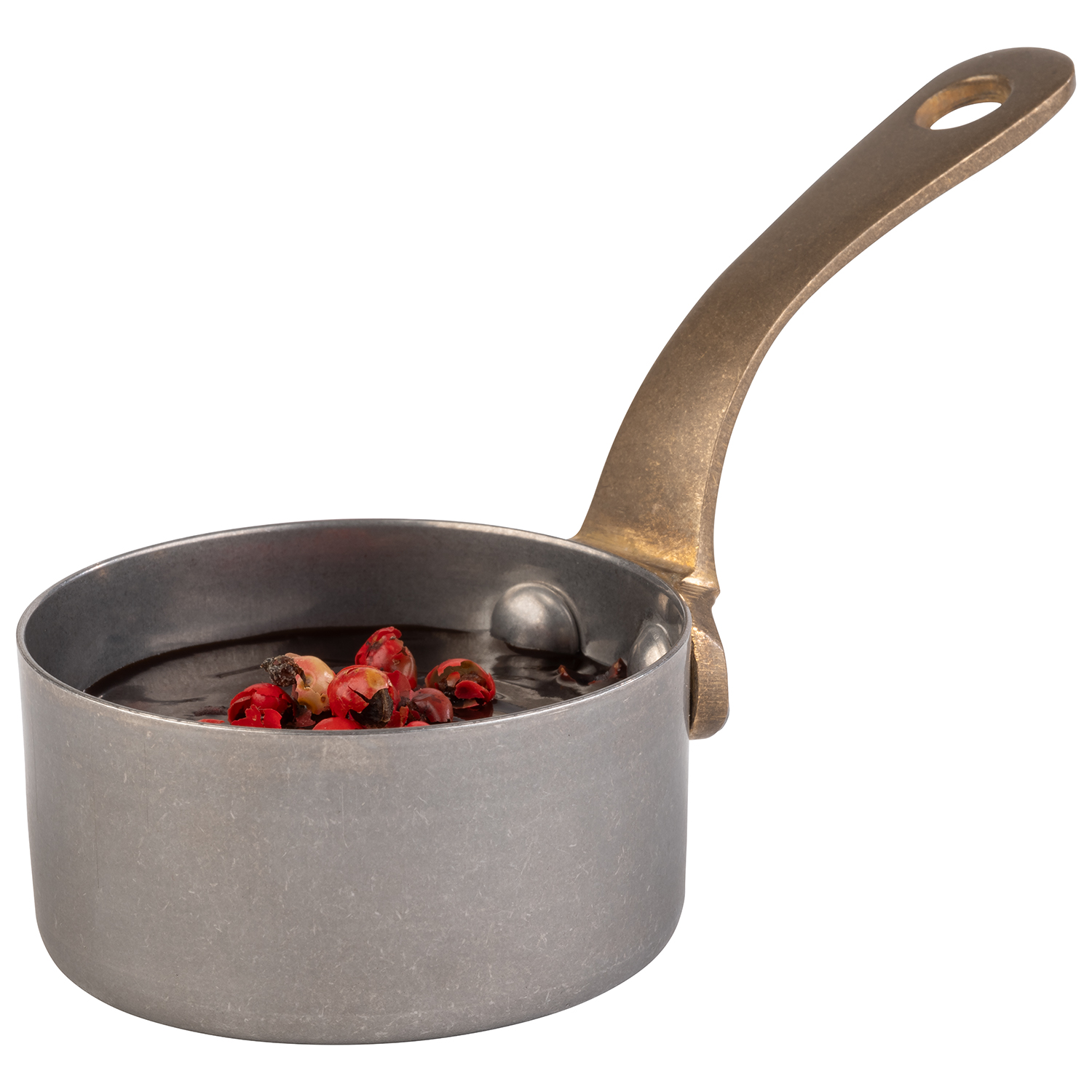 Stielkasserolle / Serviertopf -SNACKHOLDER- ø 5,5 cm H: 2,5 cm