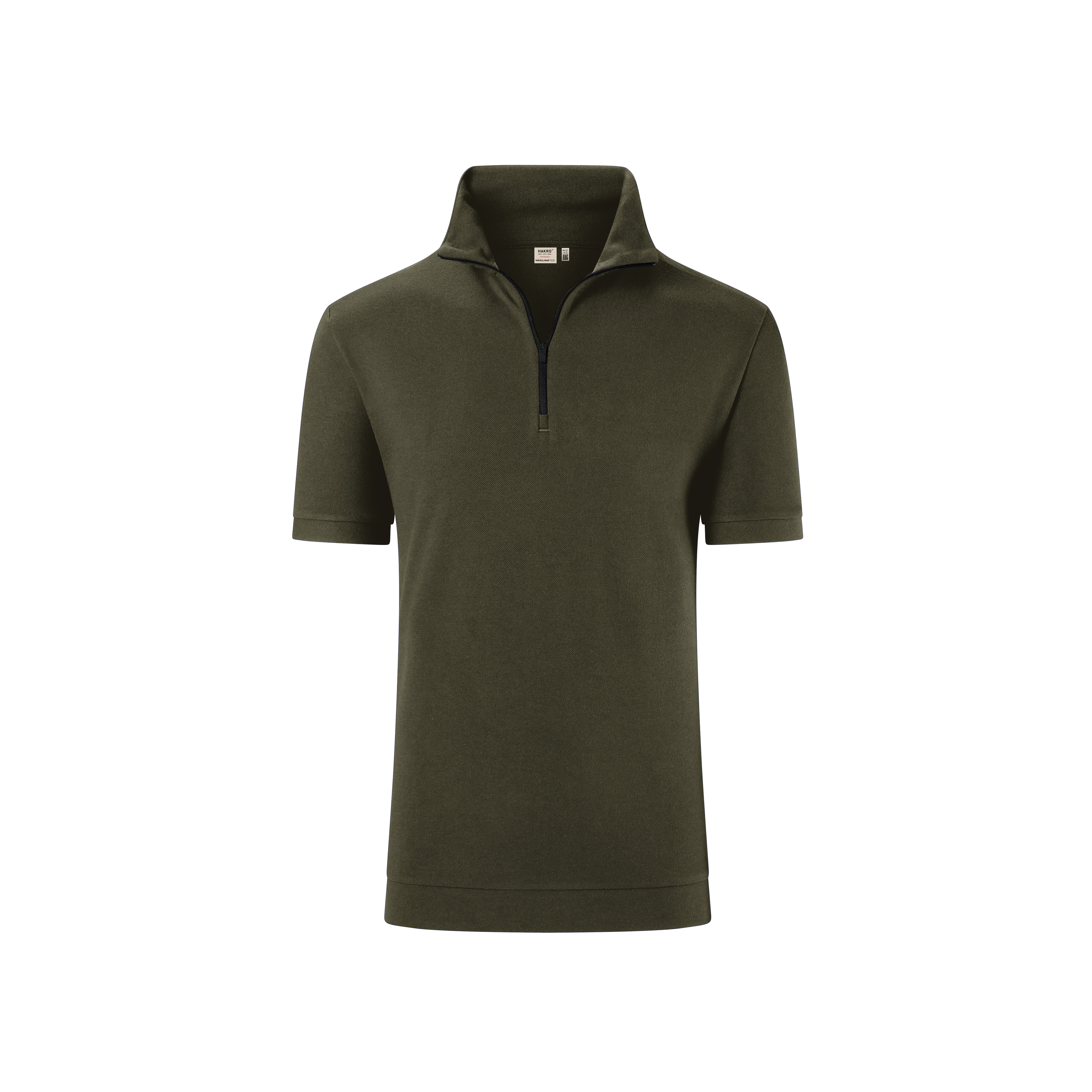Unisex Zip-Shirt Mikralinar ECO olive