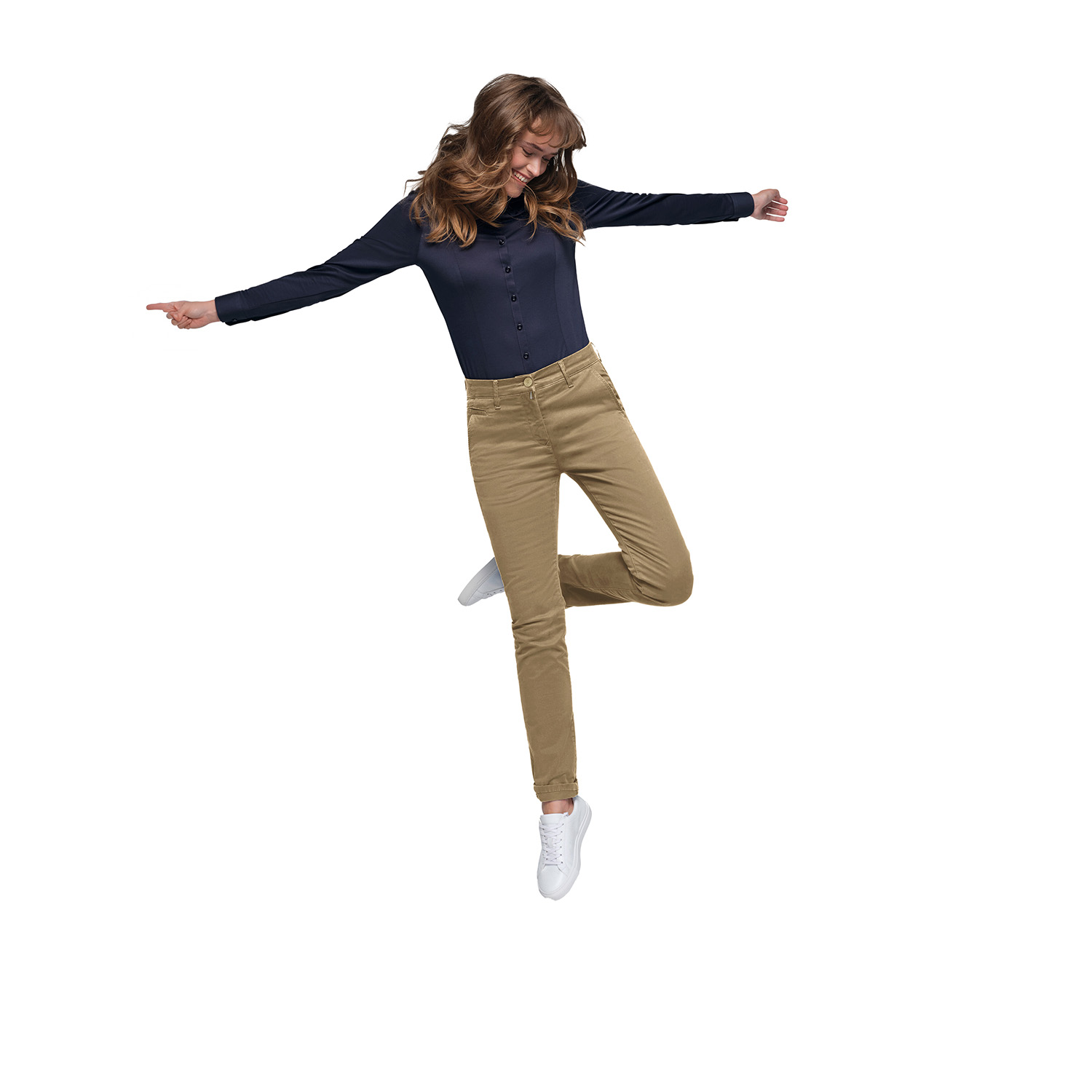 Damenhose Chino X-Stretch, khaki