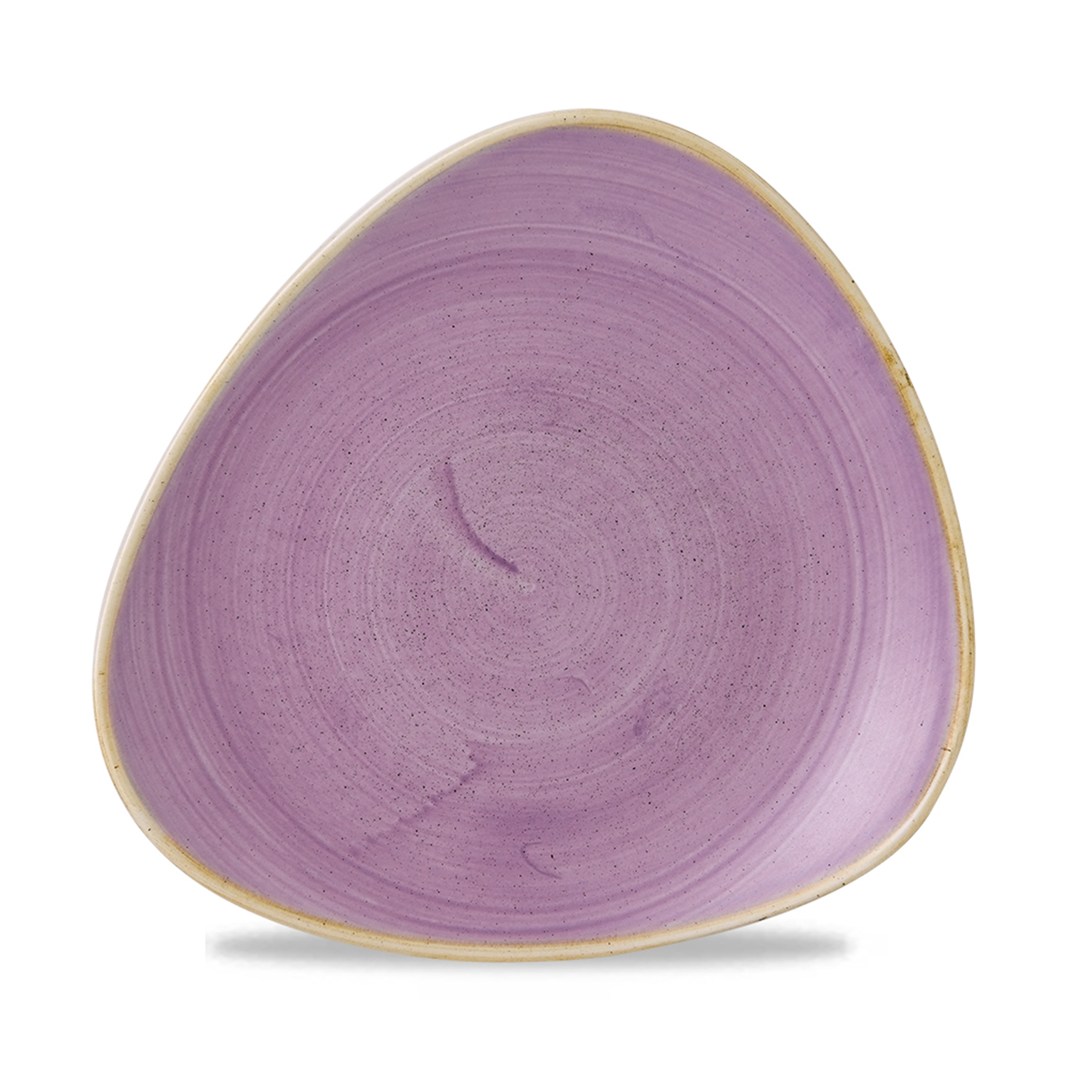 Triangle Teller flach 22,9 cm, Stonecast Lavender