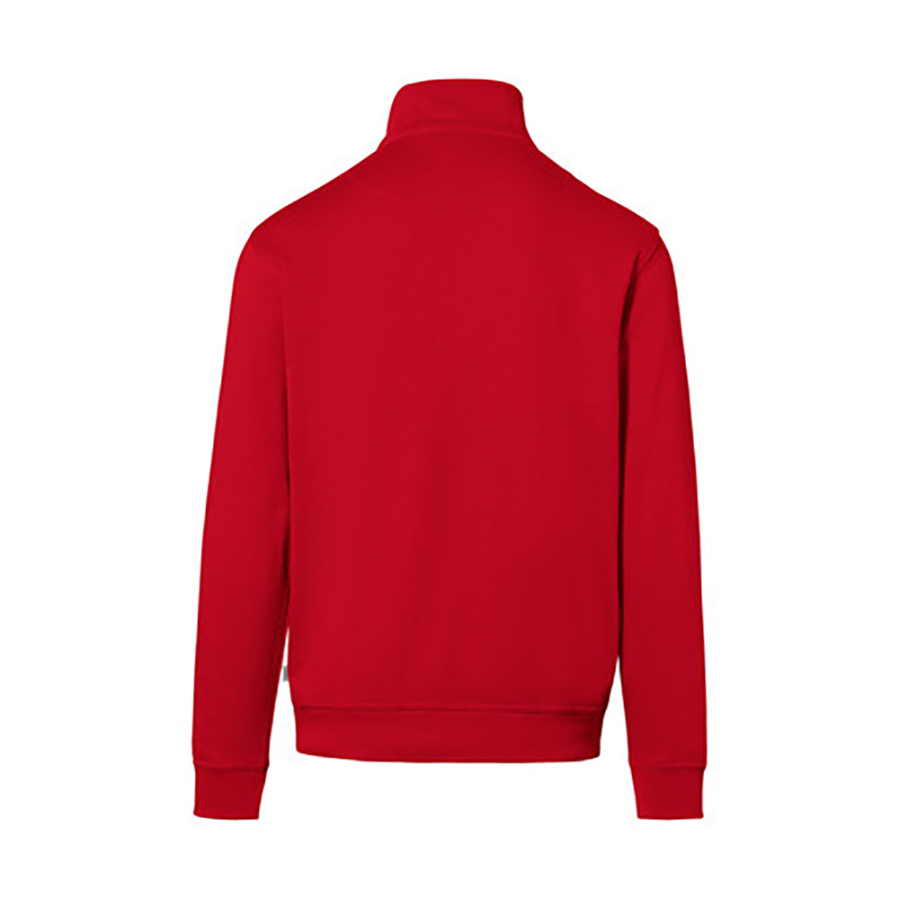 Zip-Sweatshirt Premium, rot