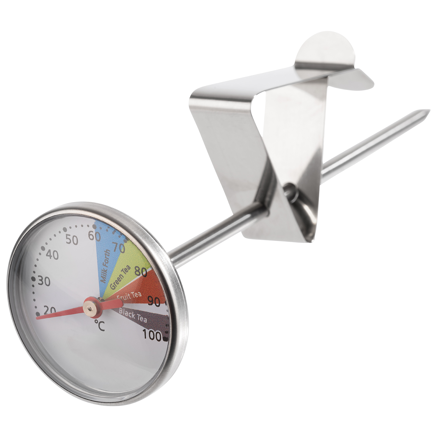 Thermometer für Milchkännchen Ø 4 cm, Länge: 13,5 cm        