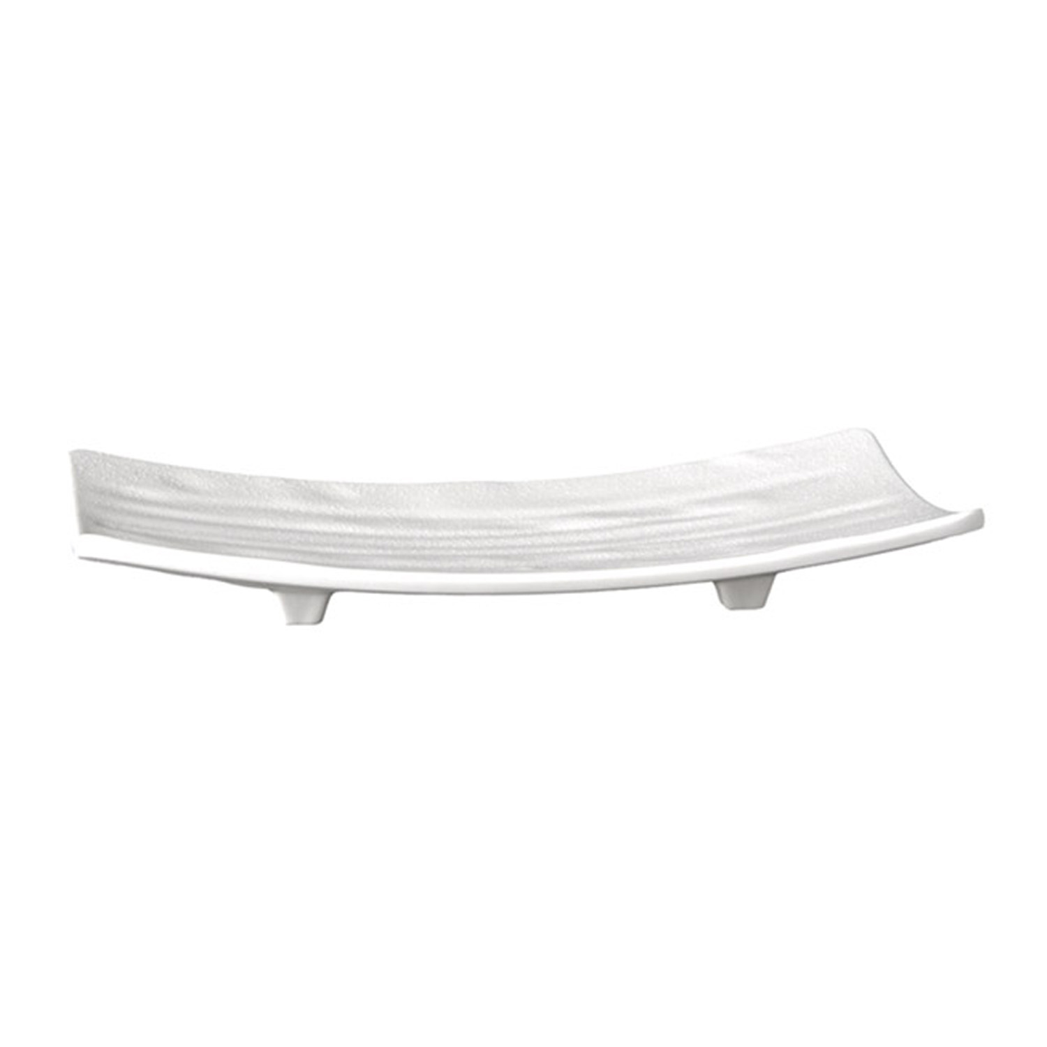 Tablett / Sushiboard -ZEN- 22 x 12 cm, H: 3 cm Melamin, schwarz, Steinoptik 