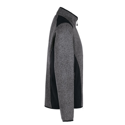 Unisex-Strickfleecejacke, anthr./melange