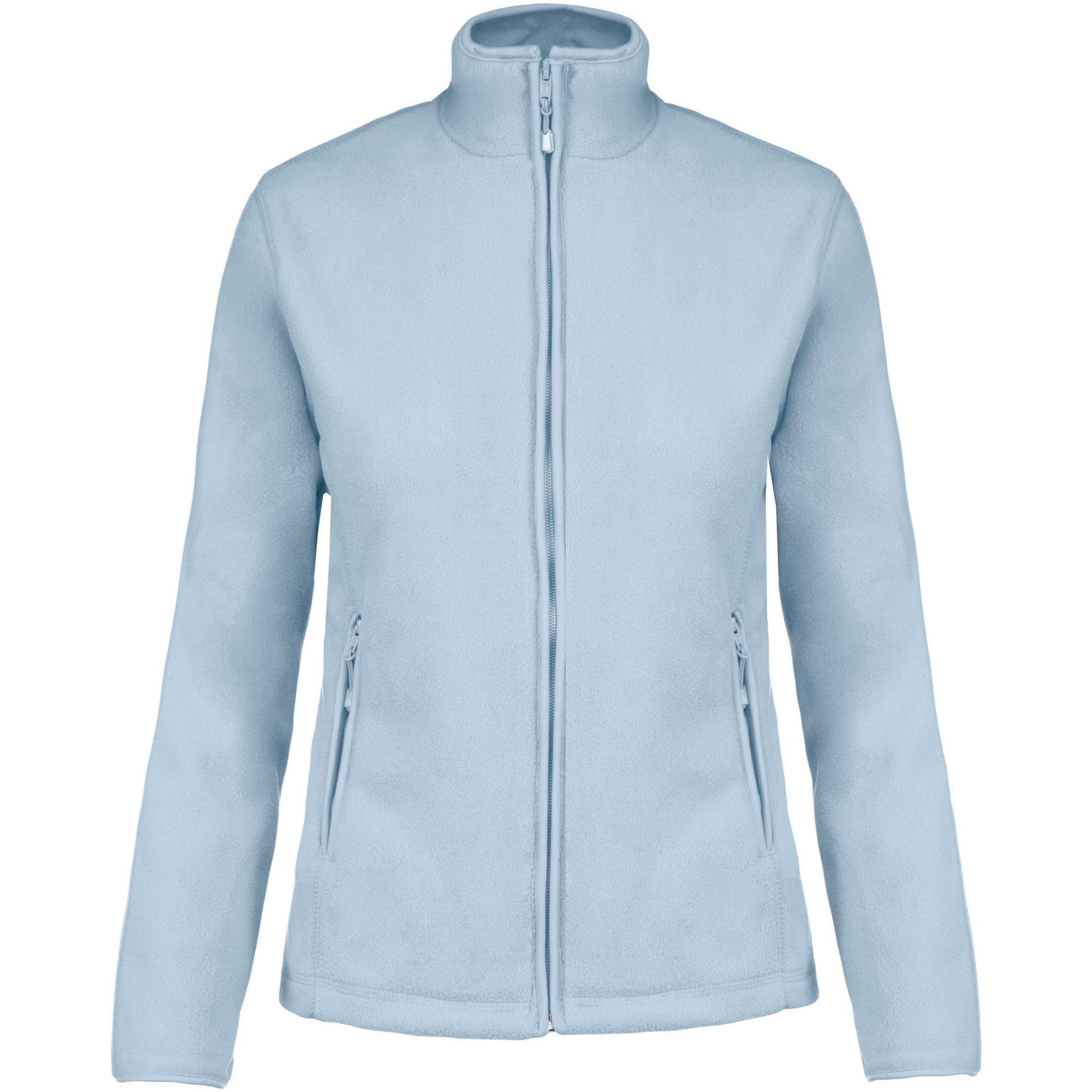 Damen-Fleece-Jacke, hellblau