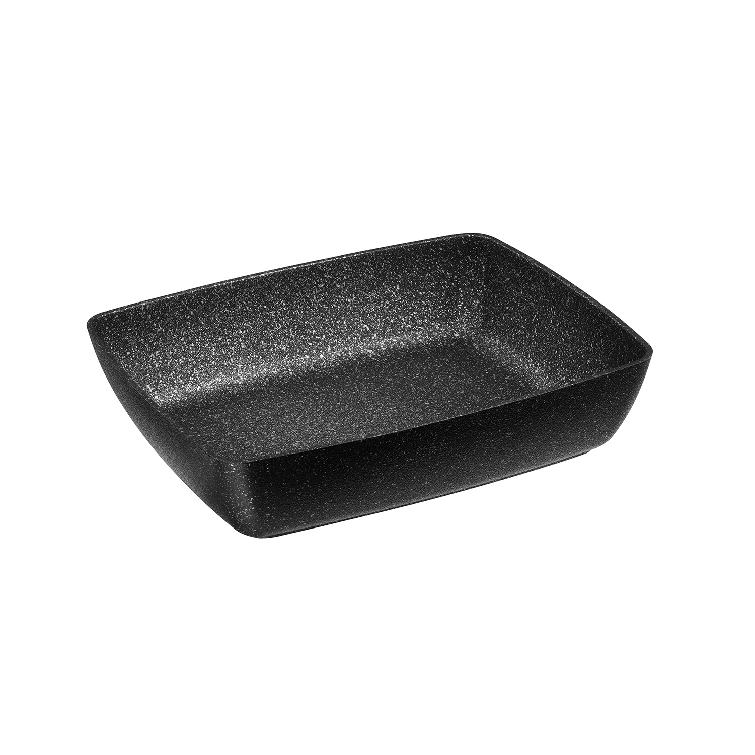 GN 1/2 Schale FROSTFIRE 32,5 x 26,5 cm, H: 7,5 cm, schwarz/silber
