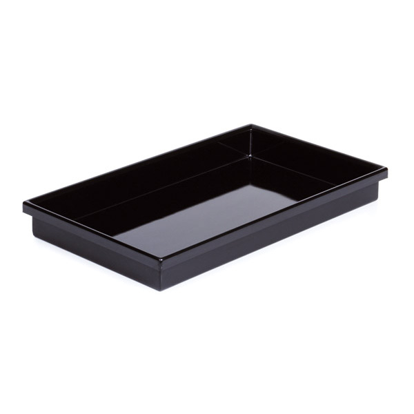GN 1/1 Wanne 53 x 32,5 cm Polystyrol, schwarz 