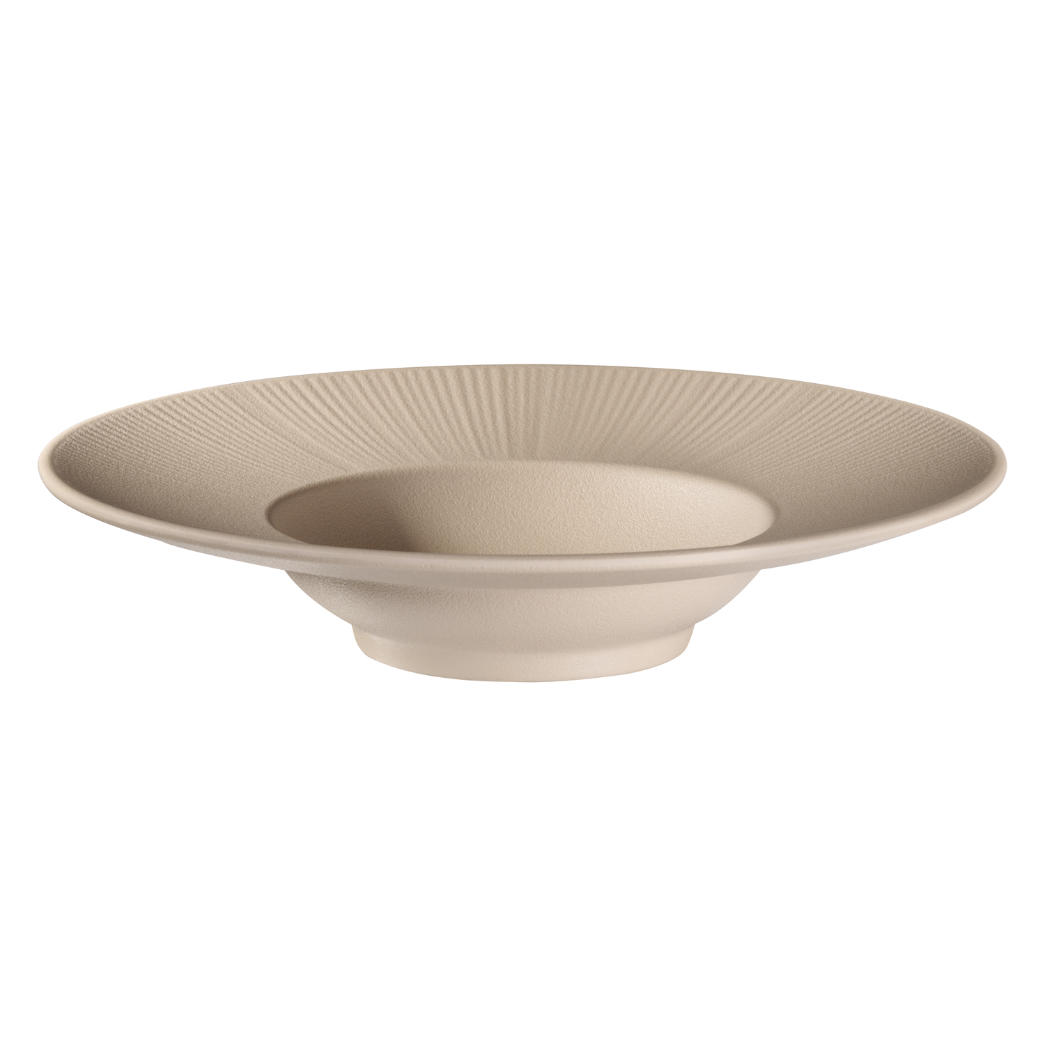 Teller -NERO- Ø 29 cm, H: 6 cm, Melamin, sand