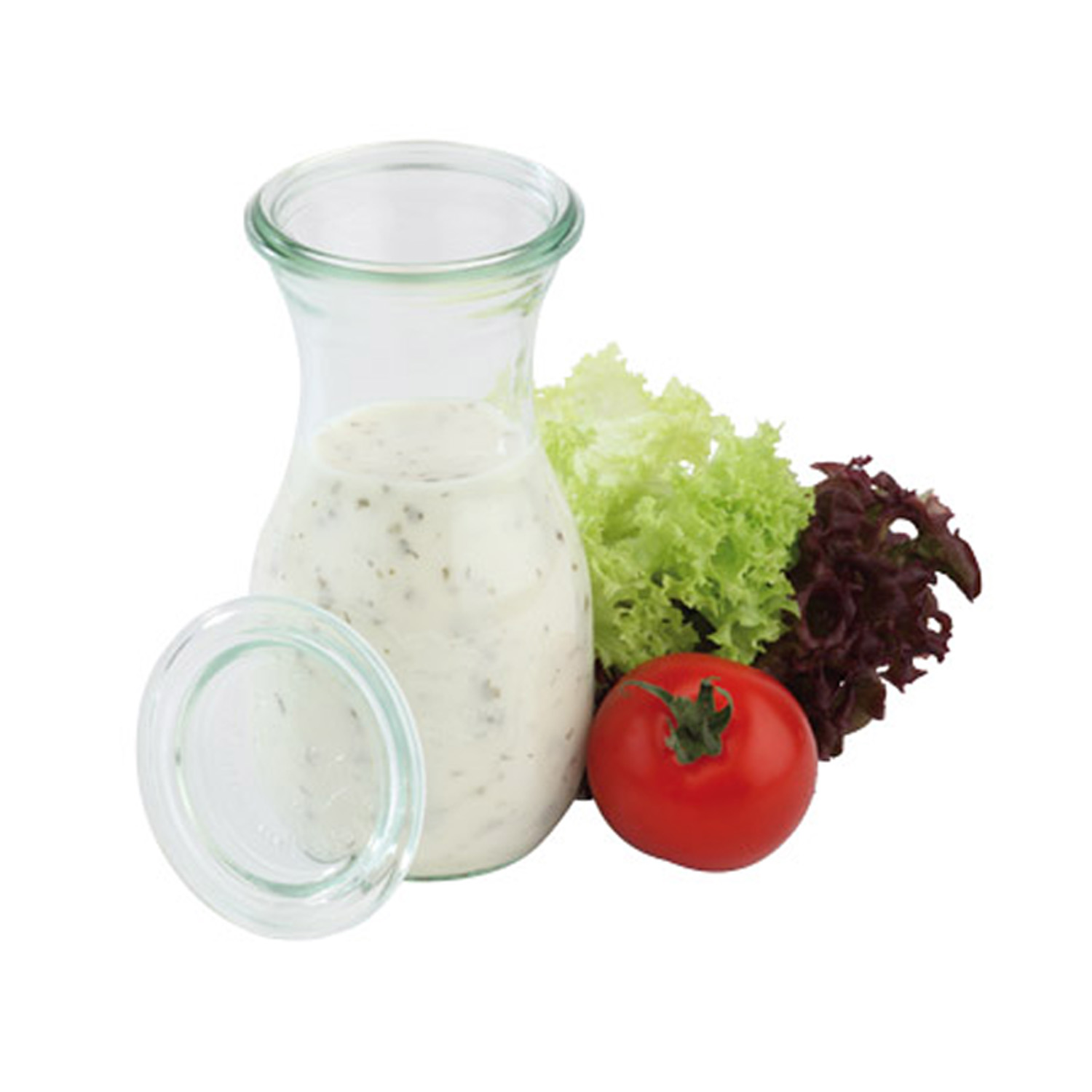 Weck-Saftflaschen mit Deckel 12-teiliges Set 0,25 Liter, H: 14,5 cm 