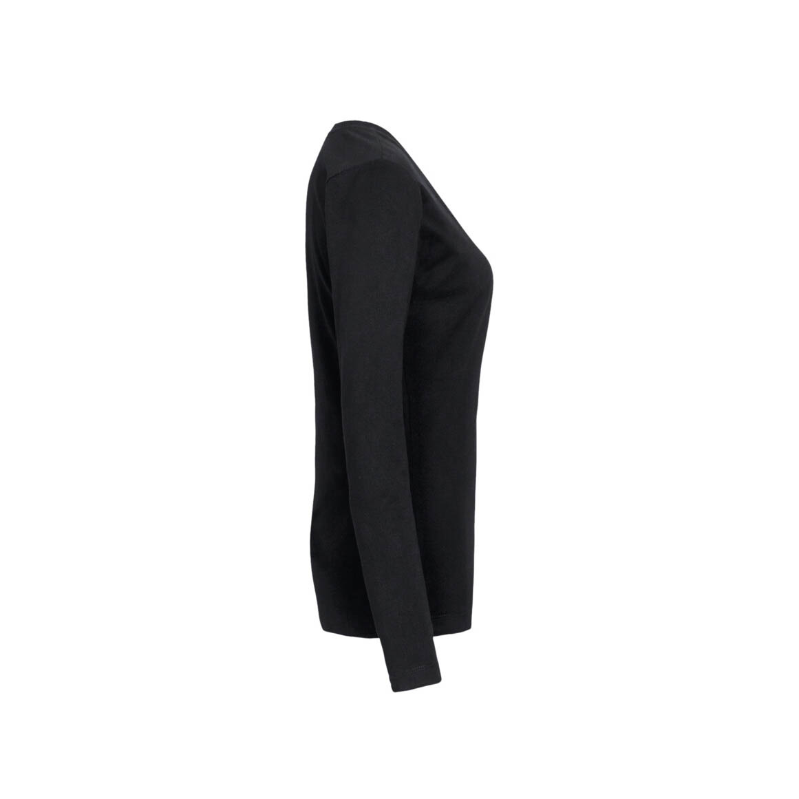 Woman-Longsleeve Mikralinar, schwarz
