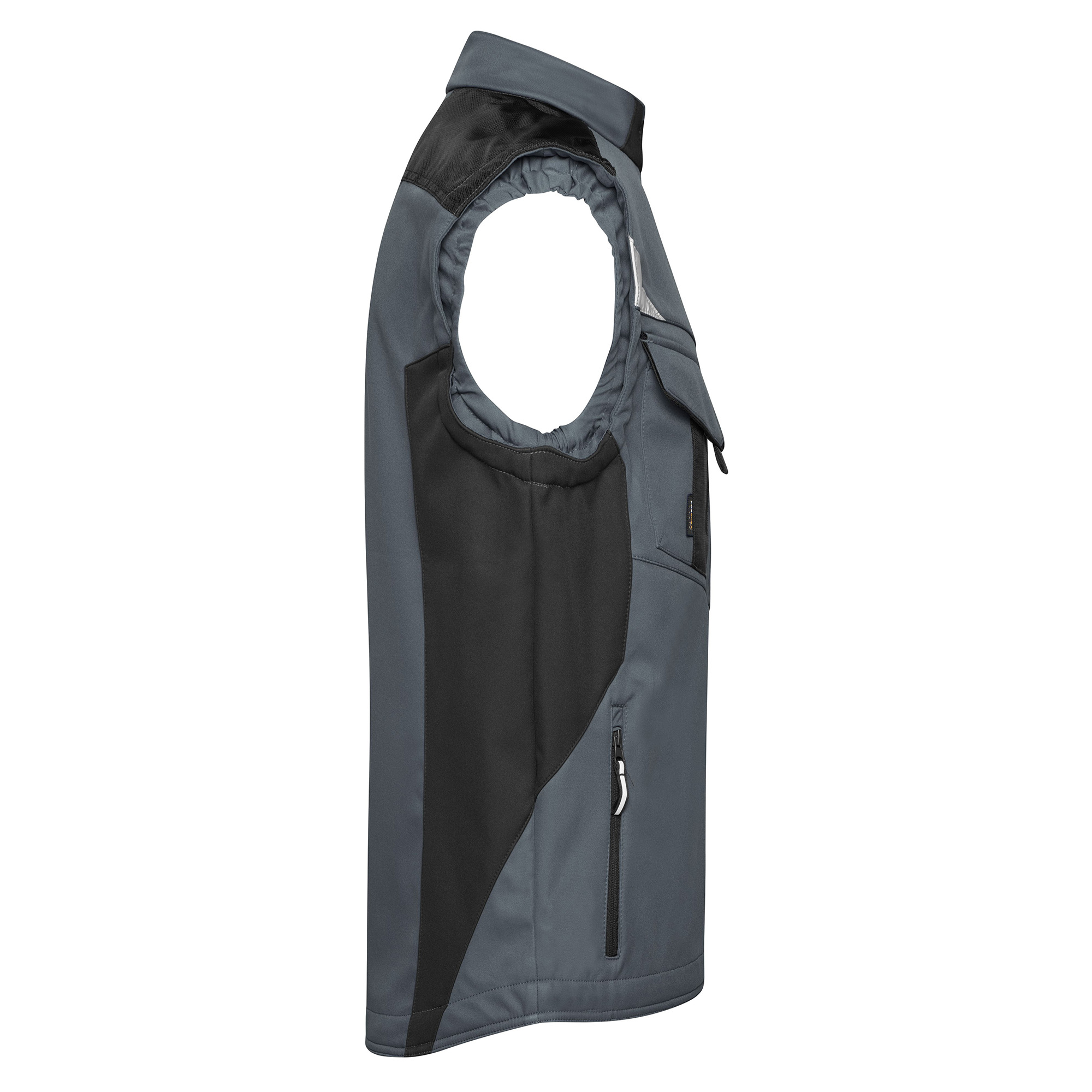 Workwear Softshell-Weste Strong, carbon/black