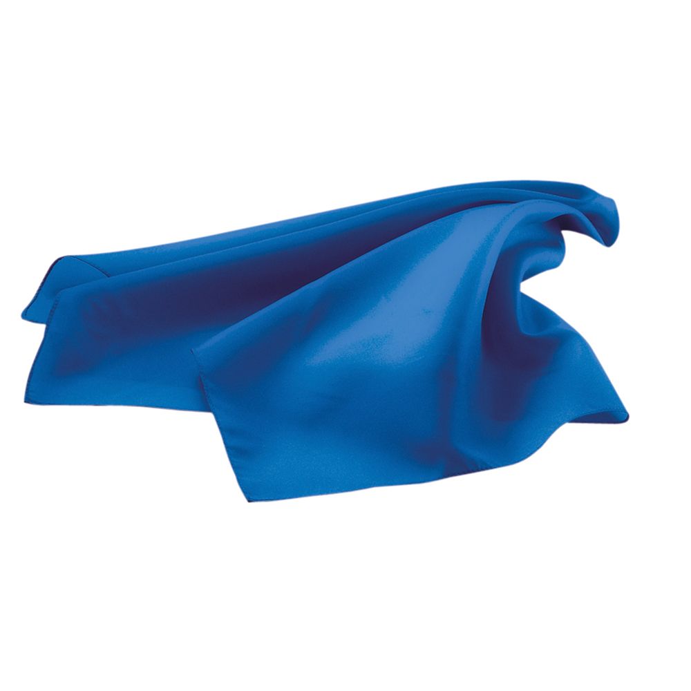 Halstuch 50 x 50 cm, leicht glänzend, royalblau
