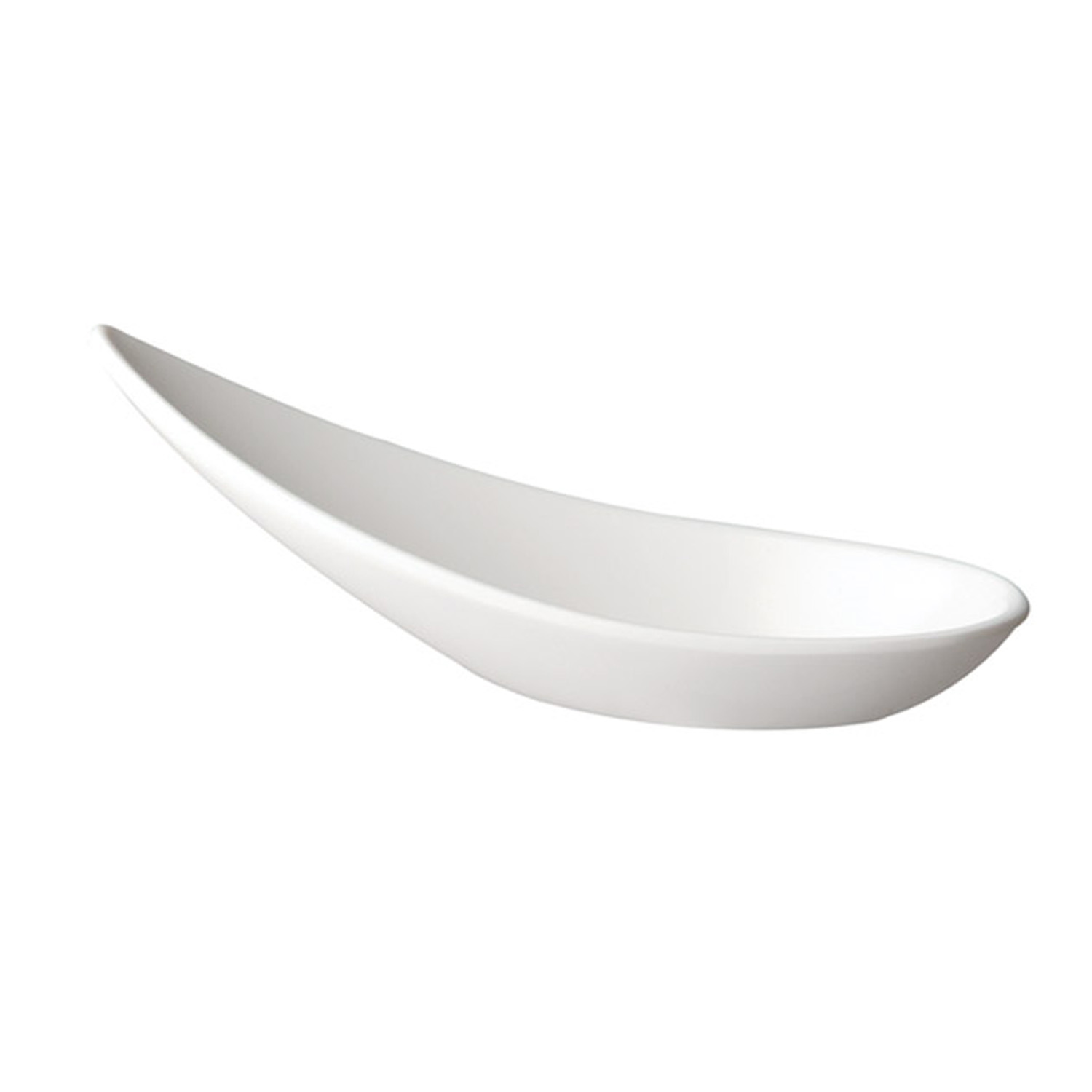 Fingerfood-Löffel -MING HING- 11 x 4,5 cm, H: 4 cm Melamin, weiß 