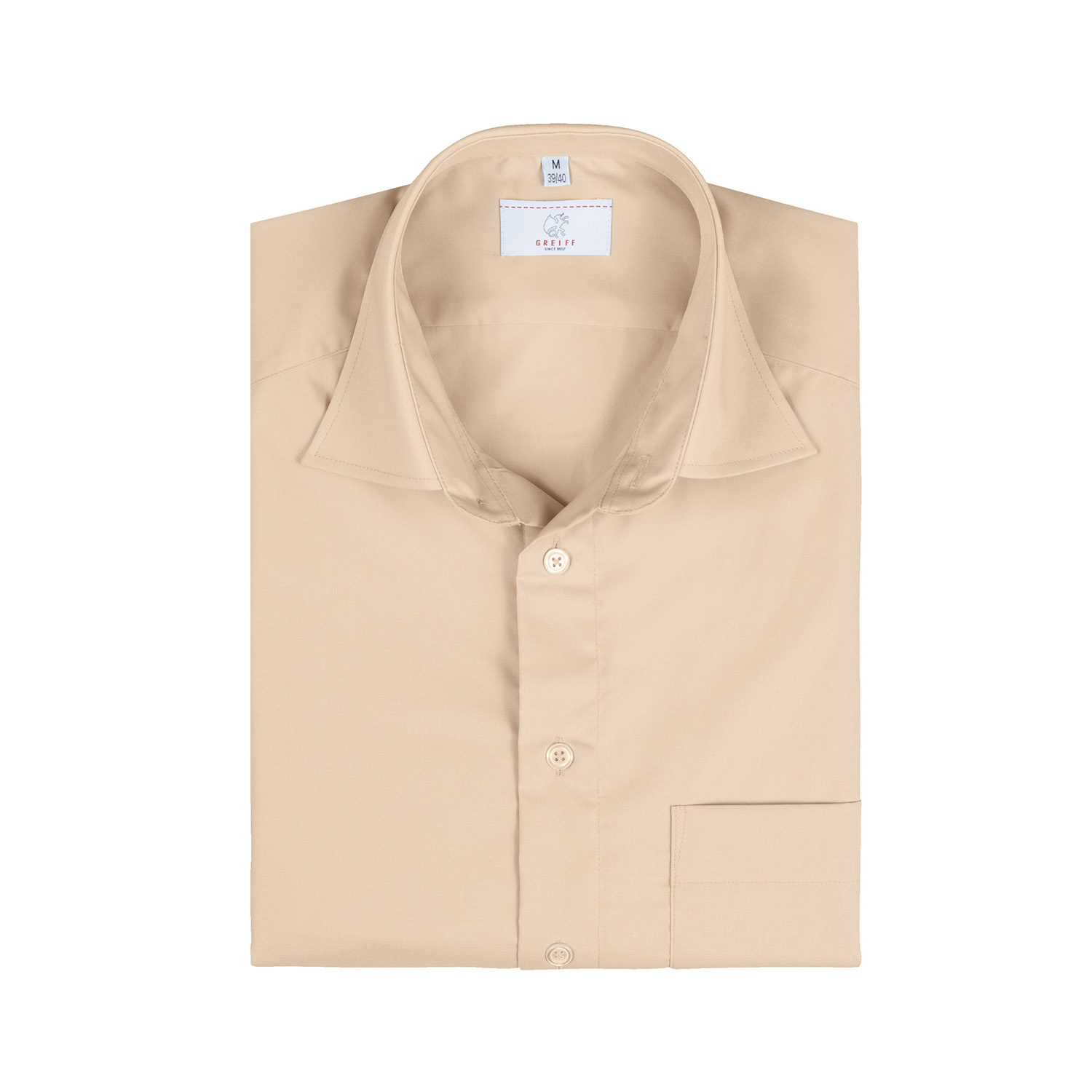 Herrenhemd Basic RF 1/2 Arm, beige